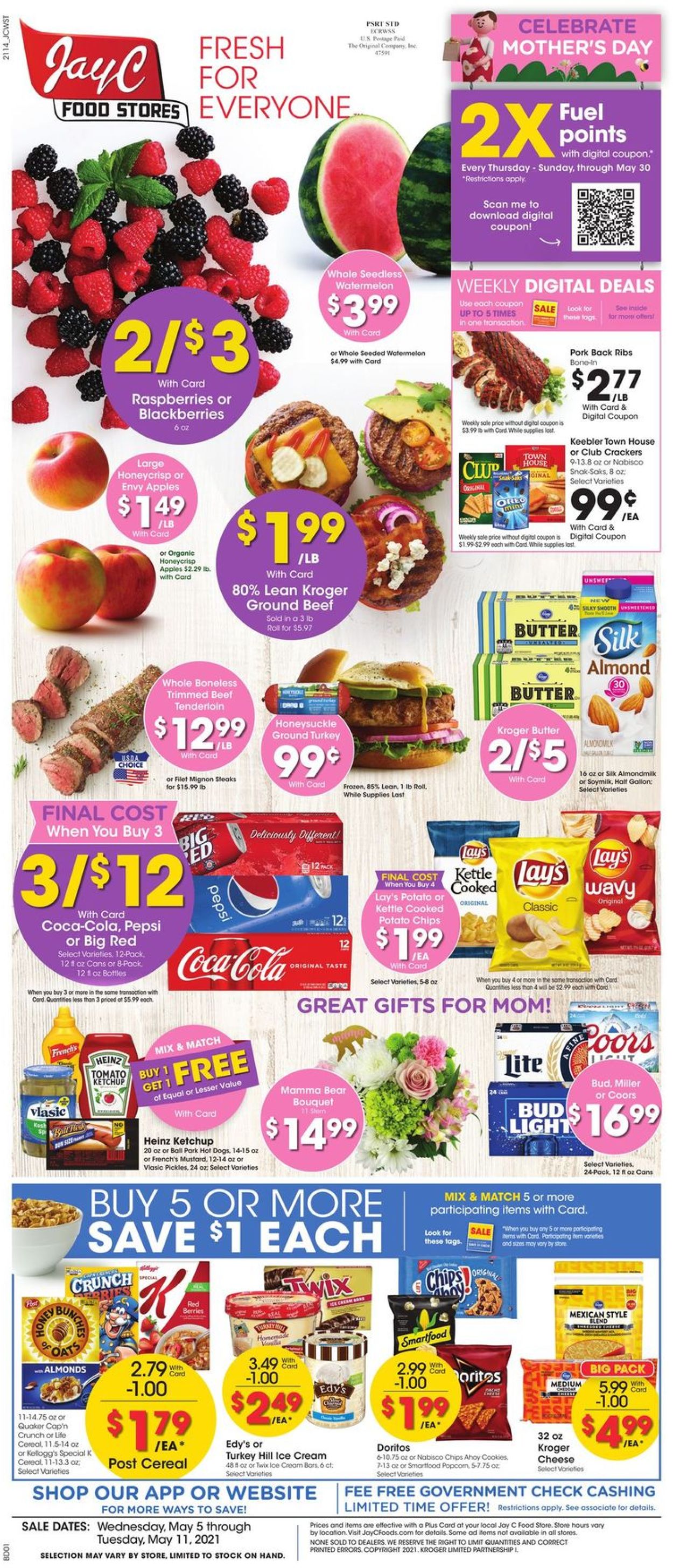 Catalogue Jay C Food Stores from 05/05/2021