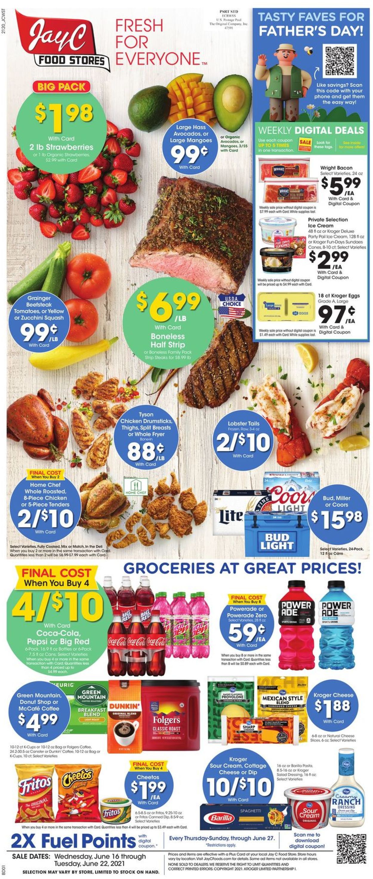 Catalogue Jay C Food Stores from 06/16/2021