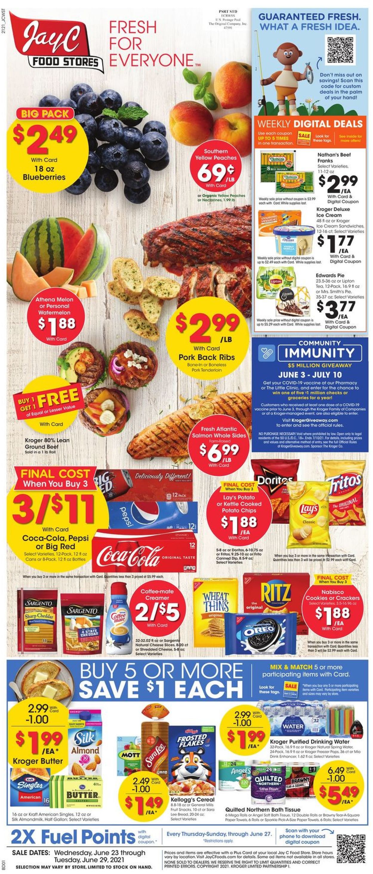 Catalogue Jay C Food Stores from 06/23/2021