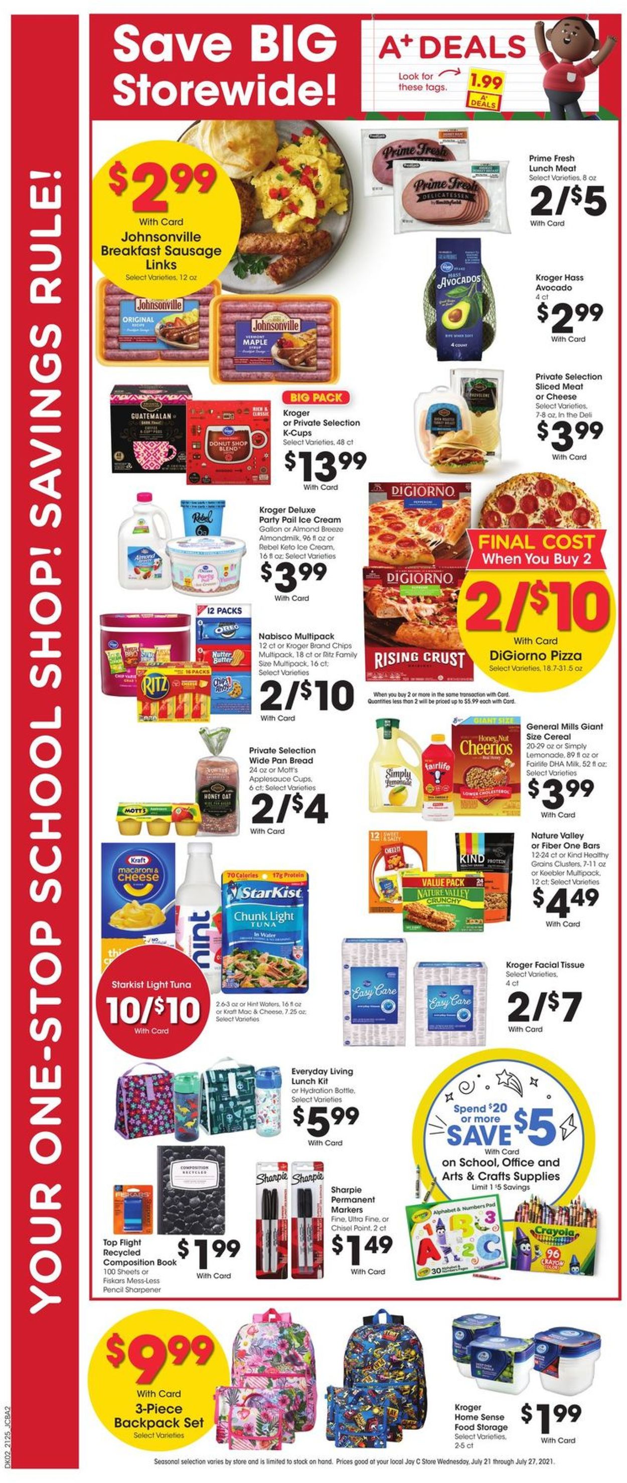 Catalogue Jay C Food Stores from 07/21/2021