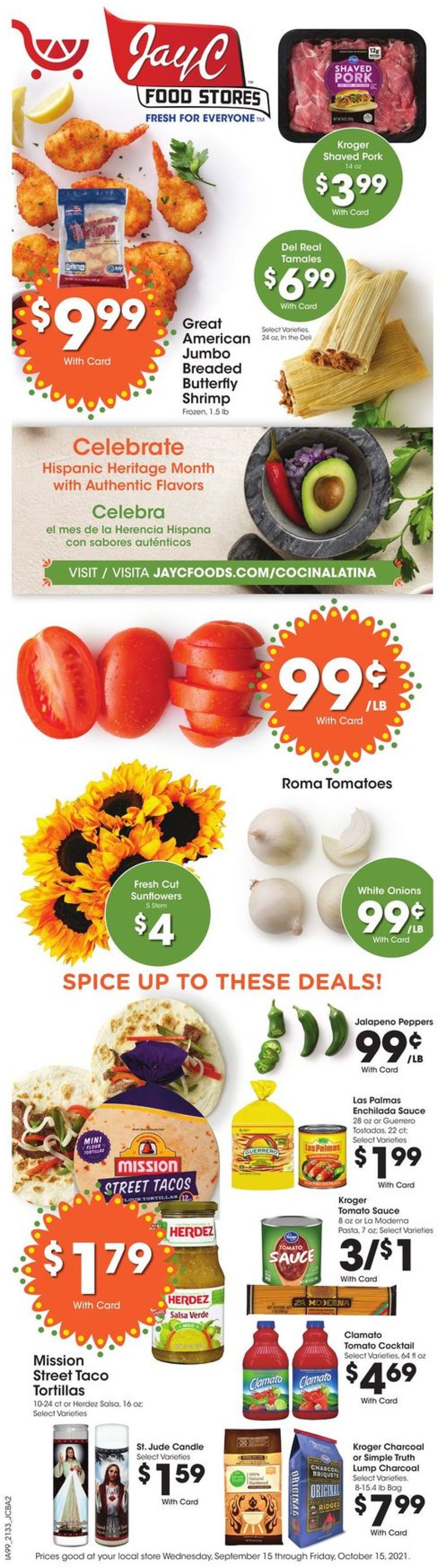 Catalogue Jay C Food Stores from 09/15/2021