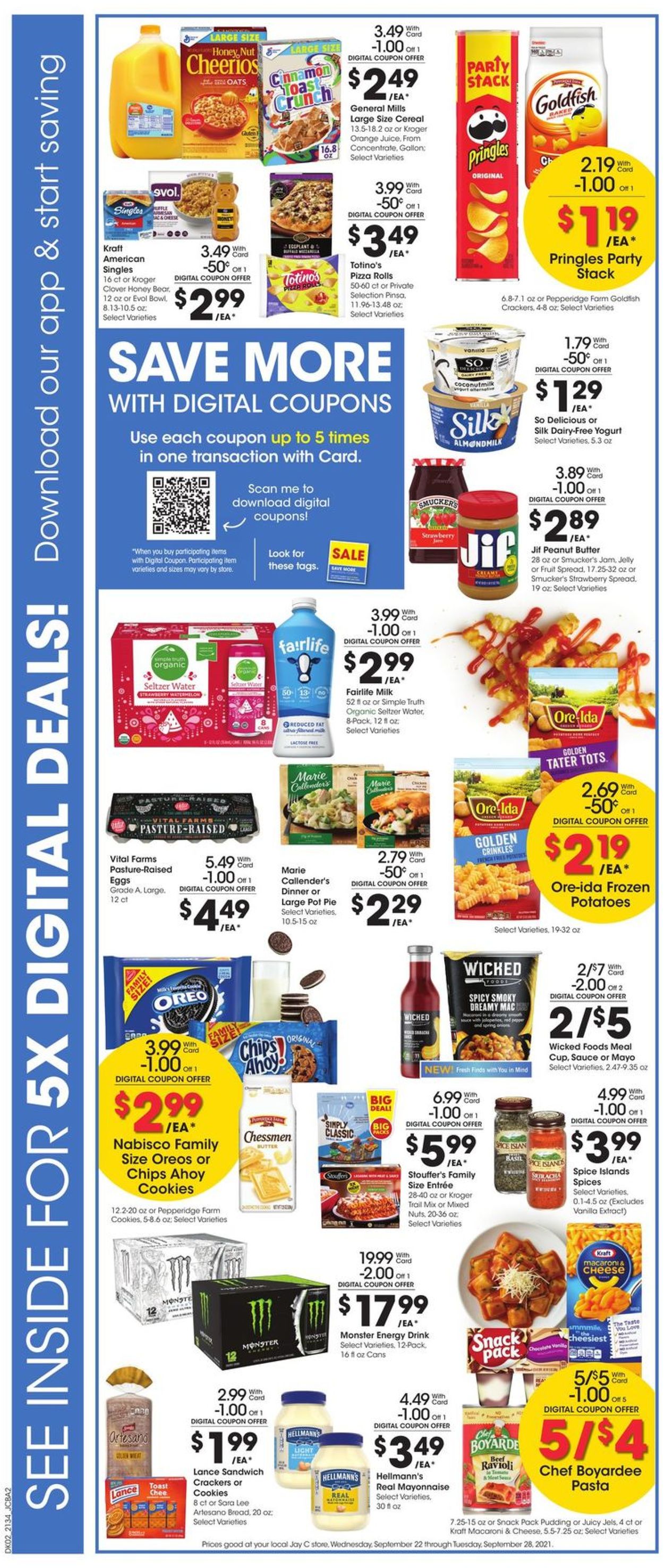 Catalogue Jay C Food Stores from 09/22/2021