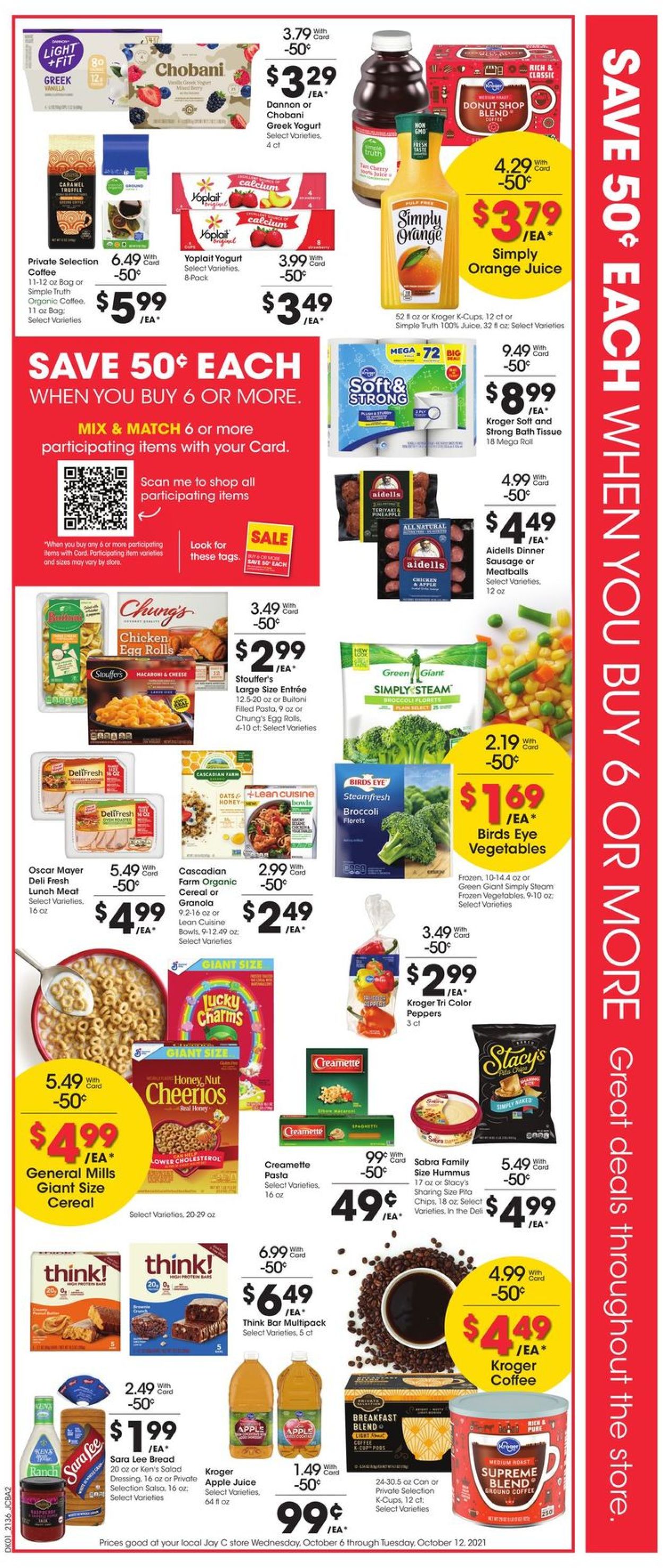 Catalogue Jay C Food Stores Halloween 2021 from 10/06/2021