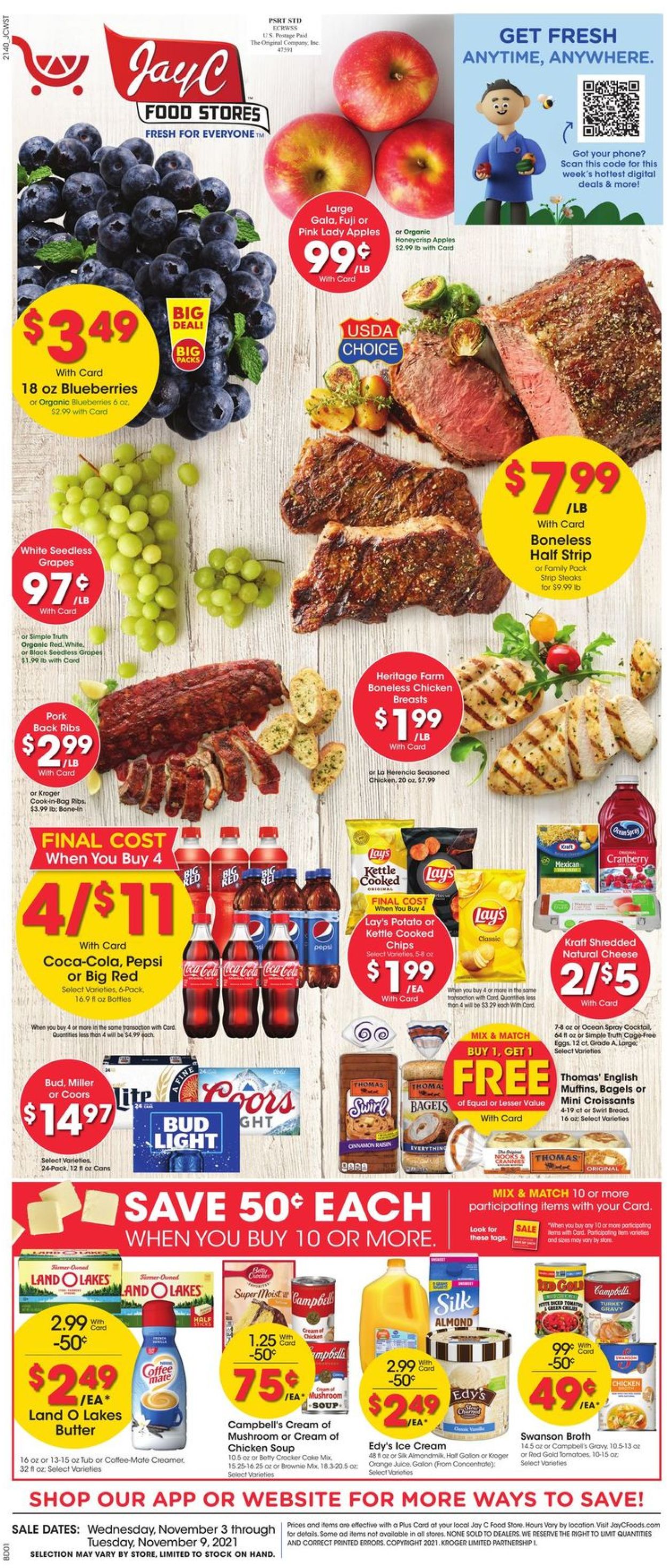 Catalogue Jay C Food Stores from 11/03/2021