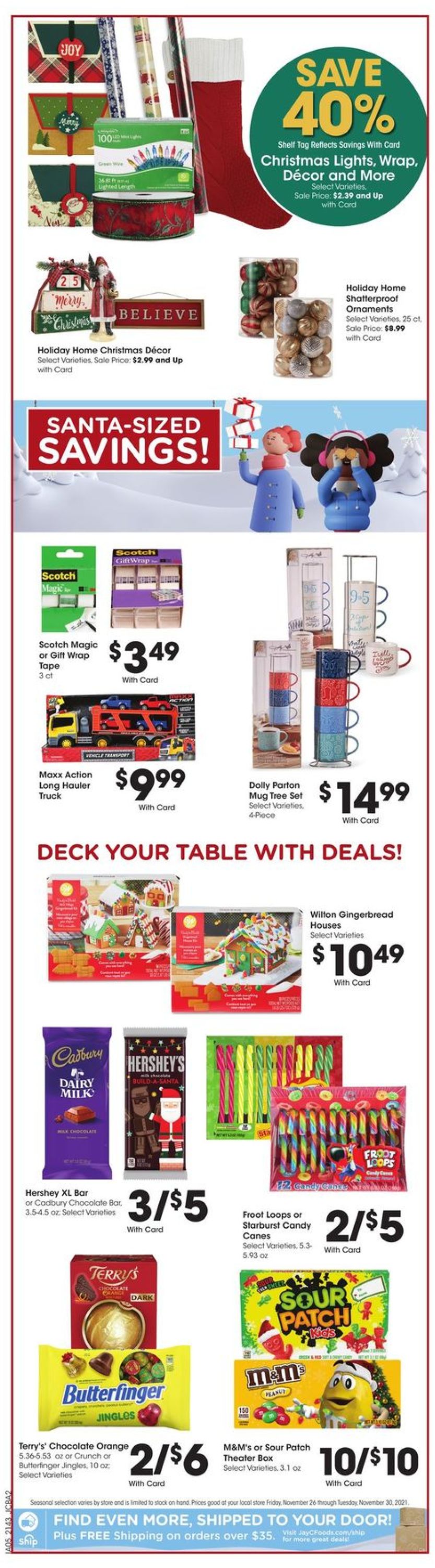 Catalogue Jay C Food Stores from 11/26/2021
