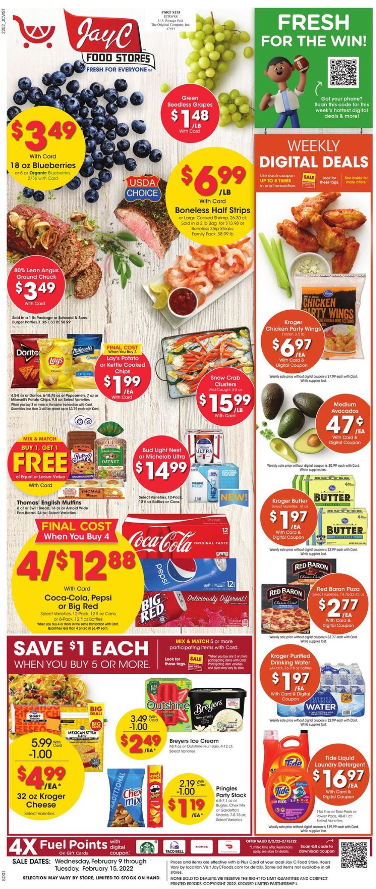 Catalogue Jay C Food Stores from 02/09/2022
