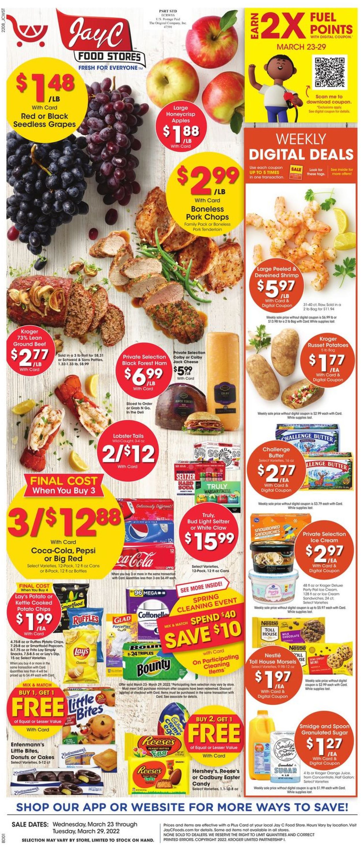 Catalogue Jay C Food Stores from 03/23/2022