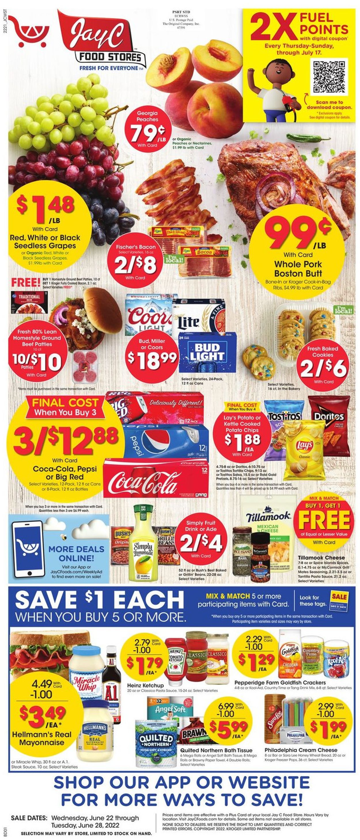 Catalogue Jay C Food Stores from 06/22/2022