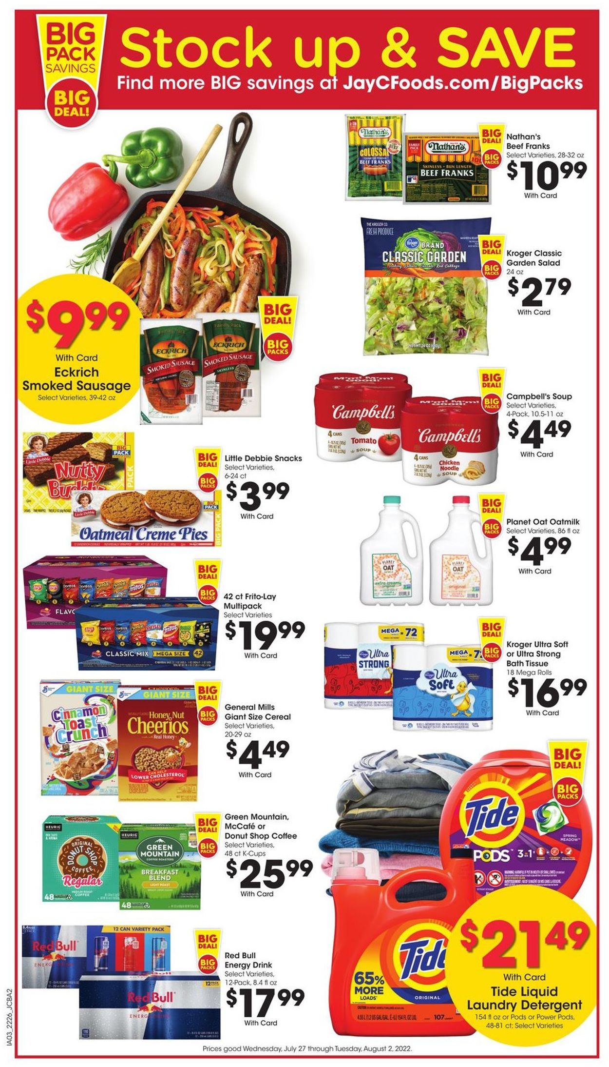 Catalogue Jay C Food Stores from 07/27/2022