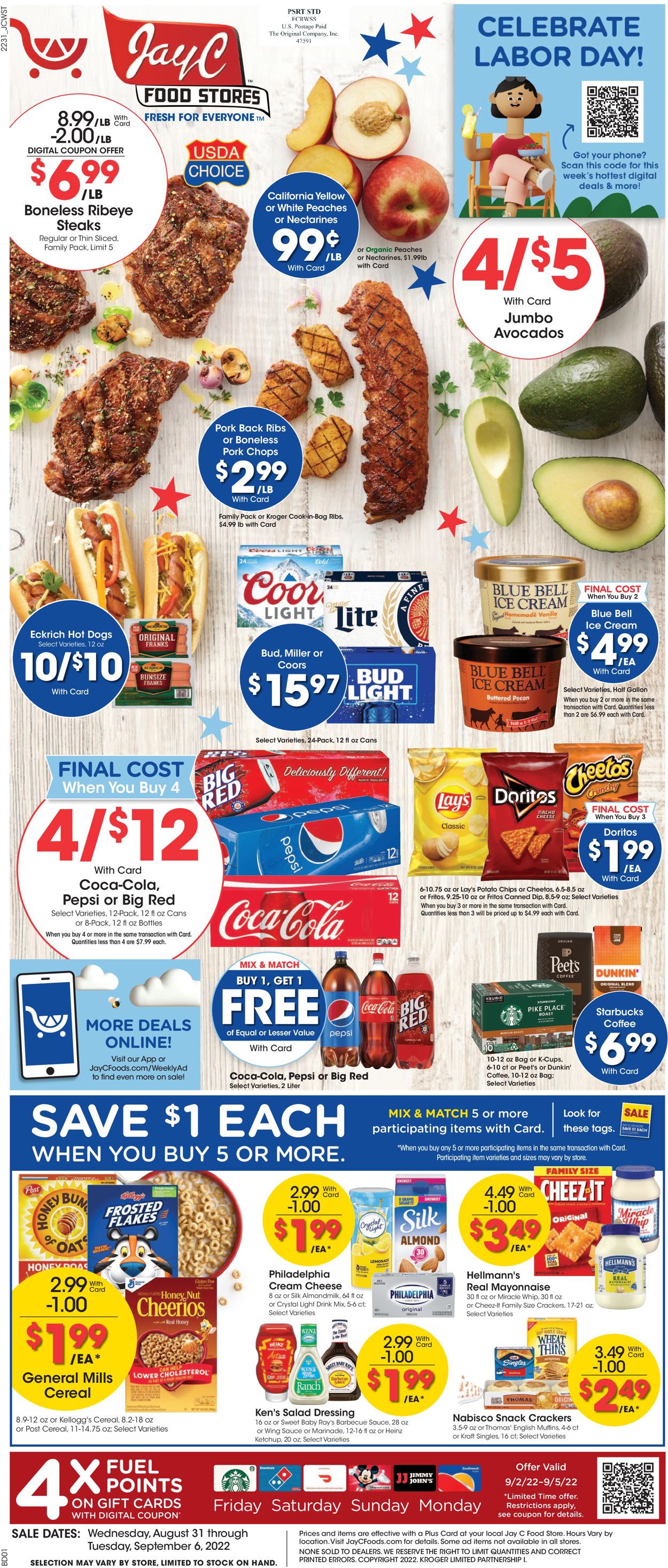 Catalogue Jay C Food Stores from 08/31/2022