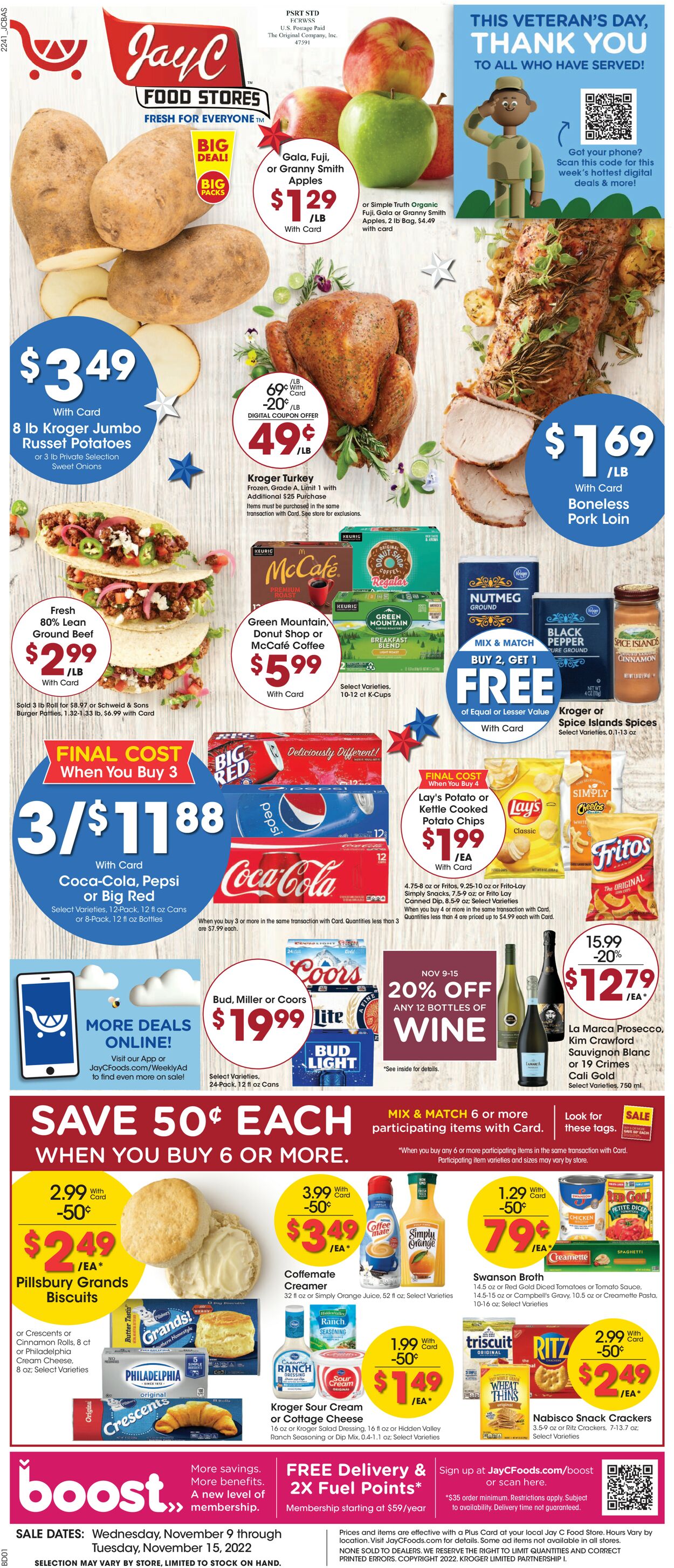 Catalogue Jay C Food Stores from 11/09/2022