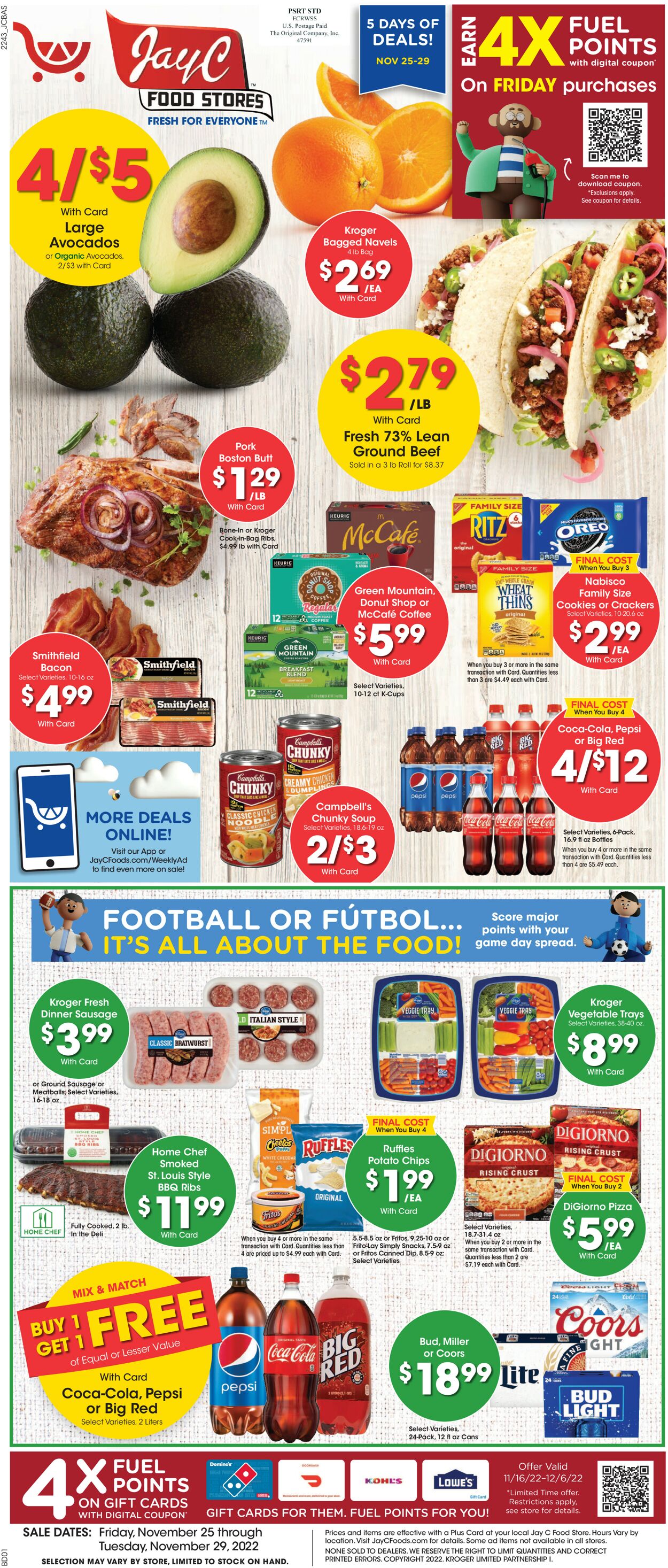 Catalogue Jay C Food Stores from 11/25/2022