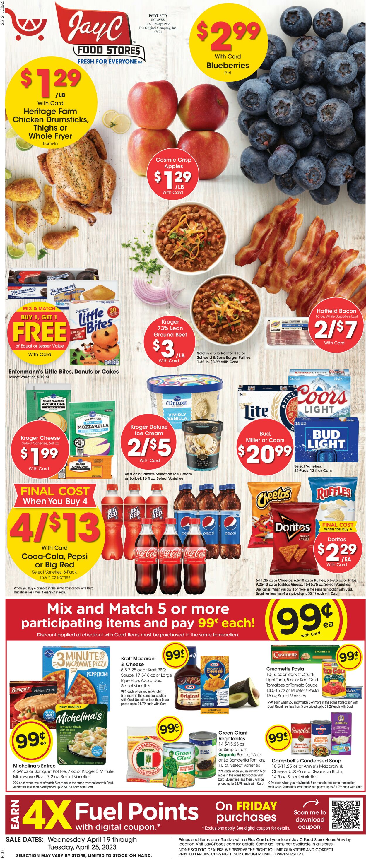 Catalogue Jay C Food Stores from 04/19/2023