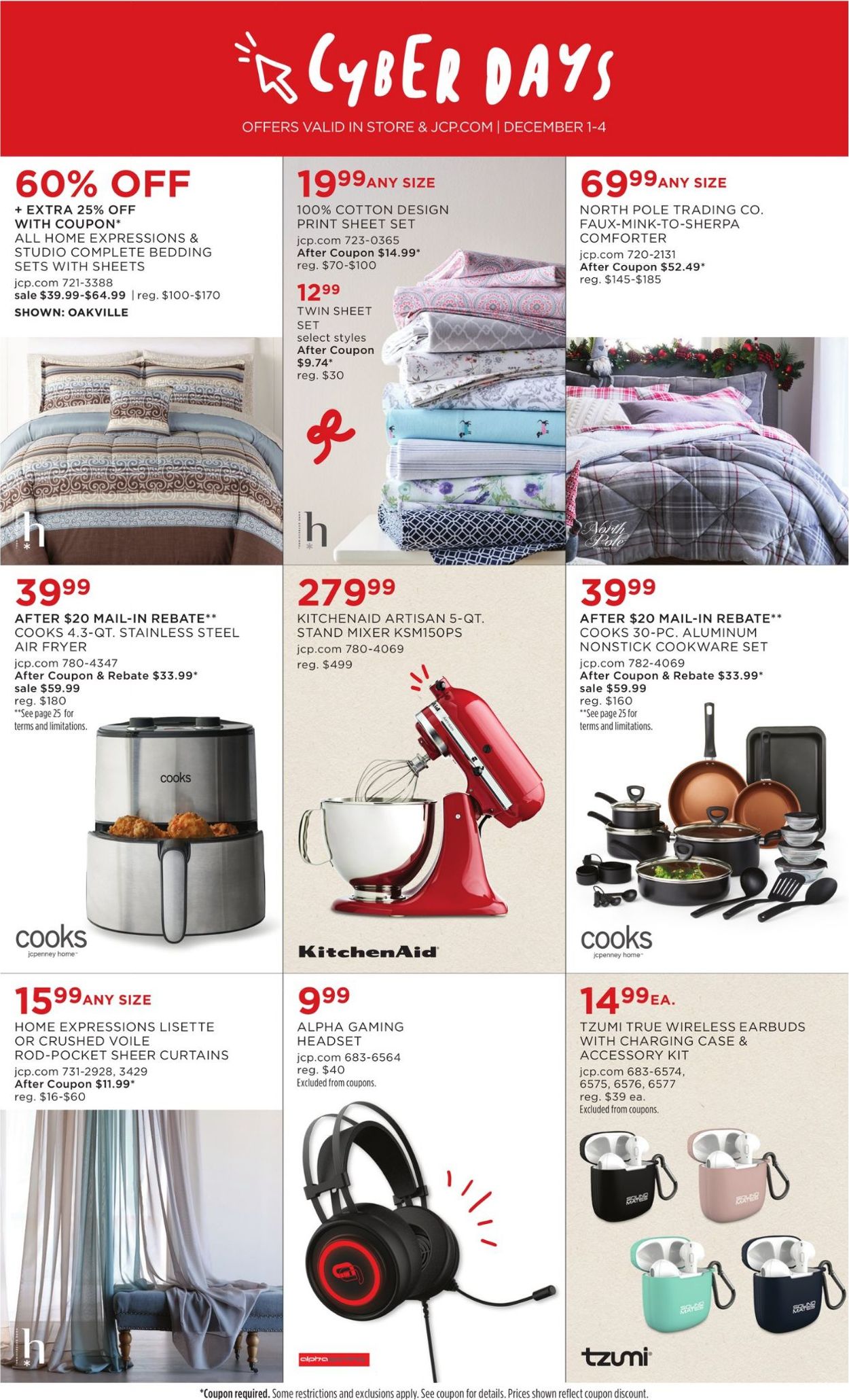 Catalogue JCPenney - Cyber Week Deals 2019 from 12/01/2019