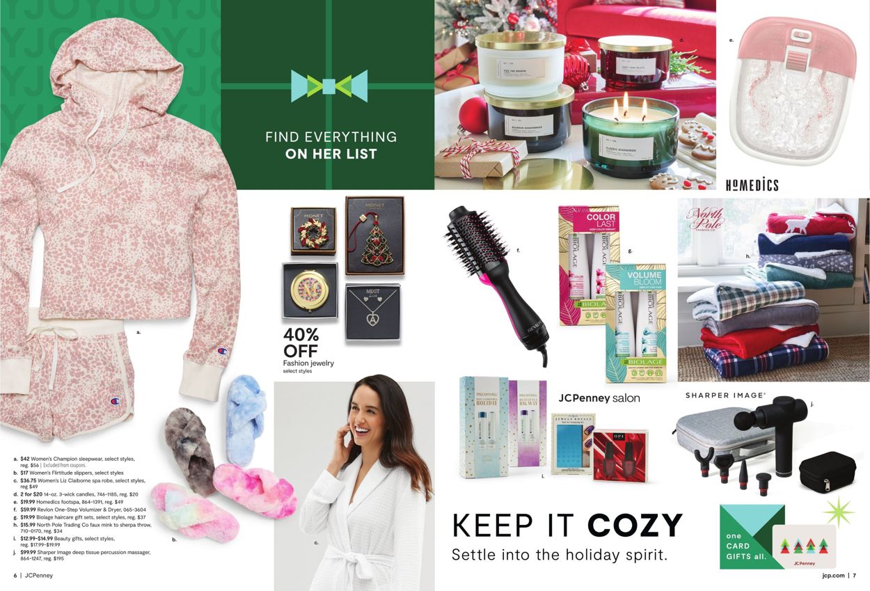 Catalogue JCPenney GIFT GUIDE from 11/01/2021