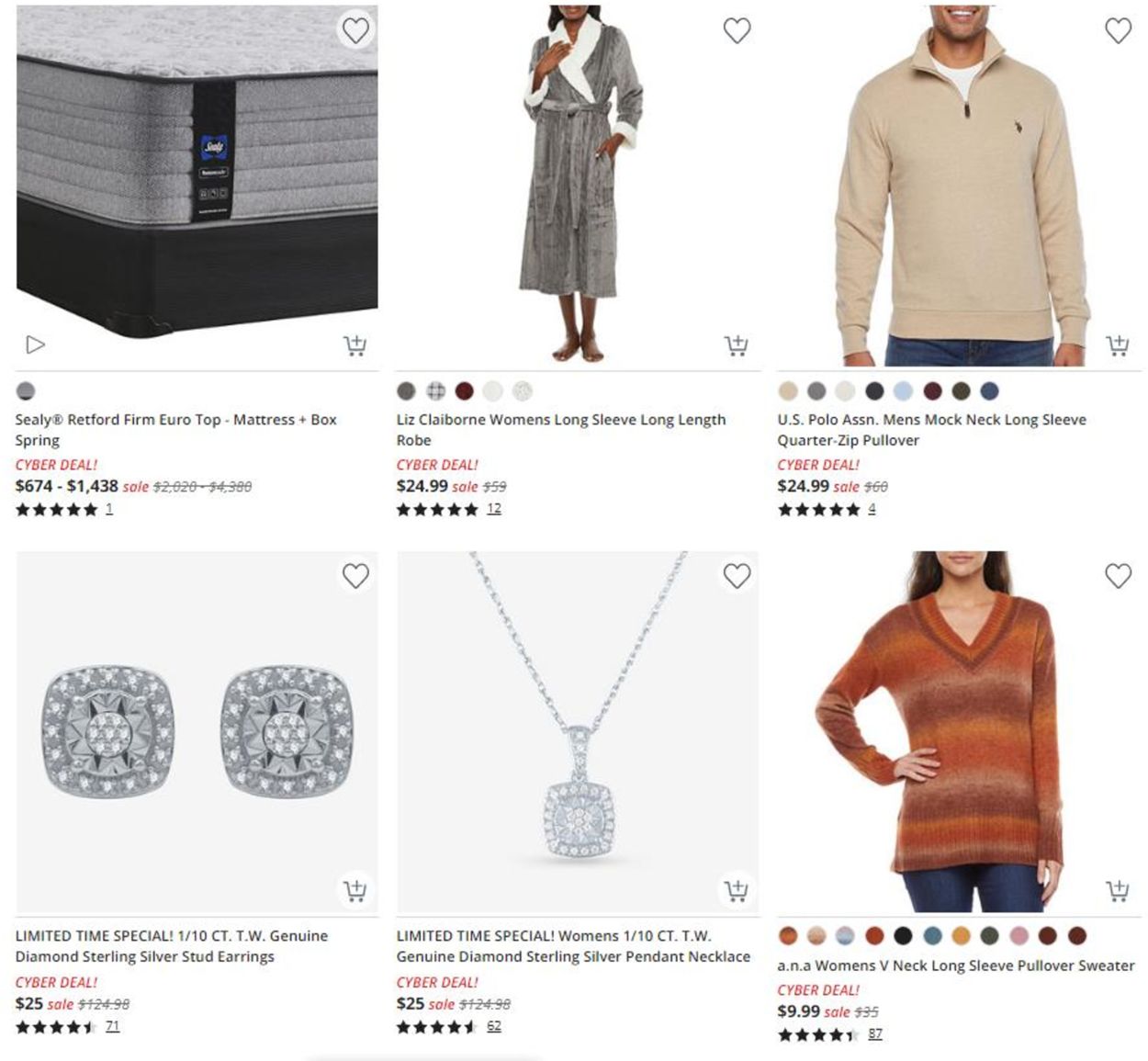 Catalogue JCPenney CYBER DAYS 2021 from 11/29/2021
