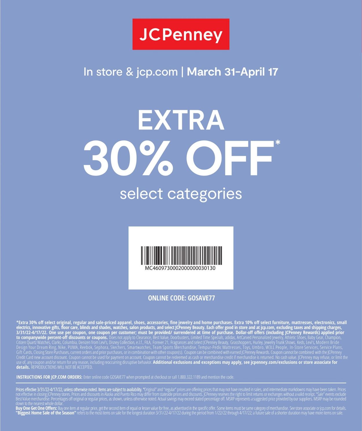 Catalogue JCPenney from 03/31/2022