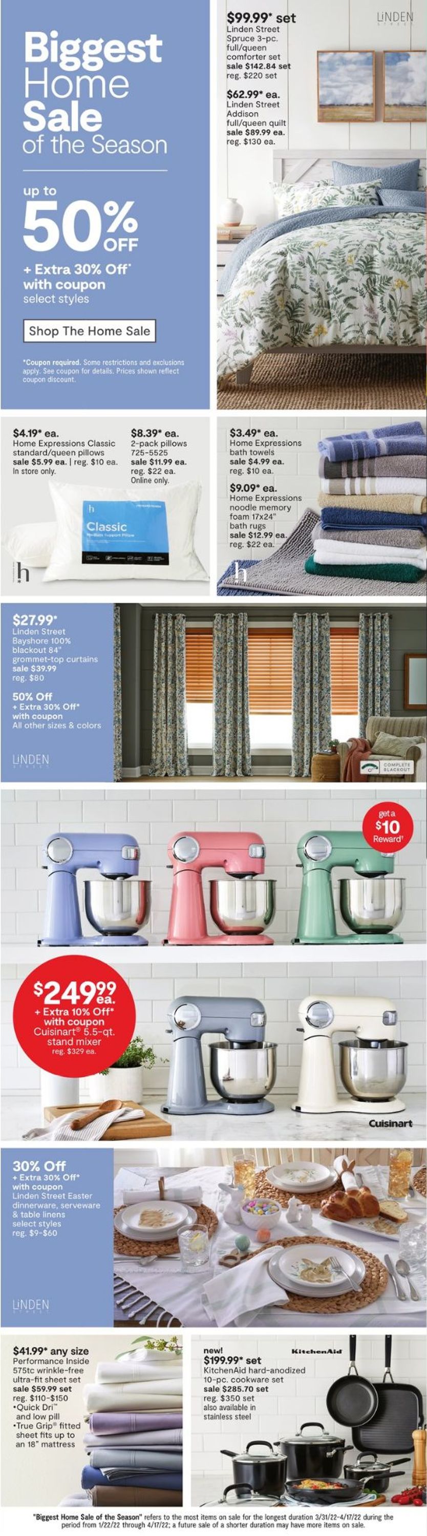 Catalogue JCPenney EASTER 2022 from 04/04/2022