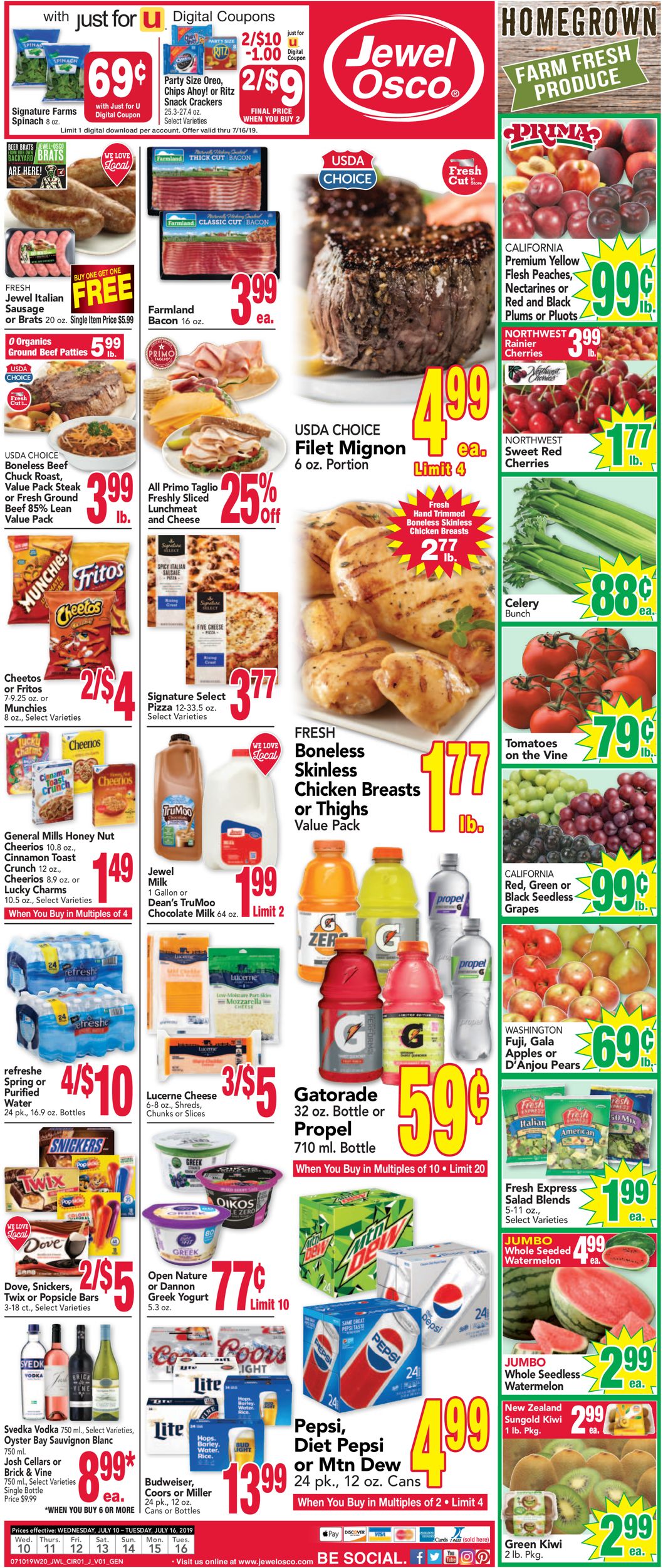 Jewel Osco Current weekly ad 07/10 - 07/16/2019 [3] - frequent-ads.com