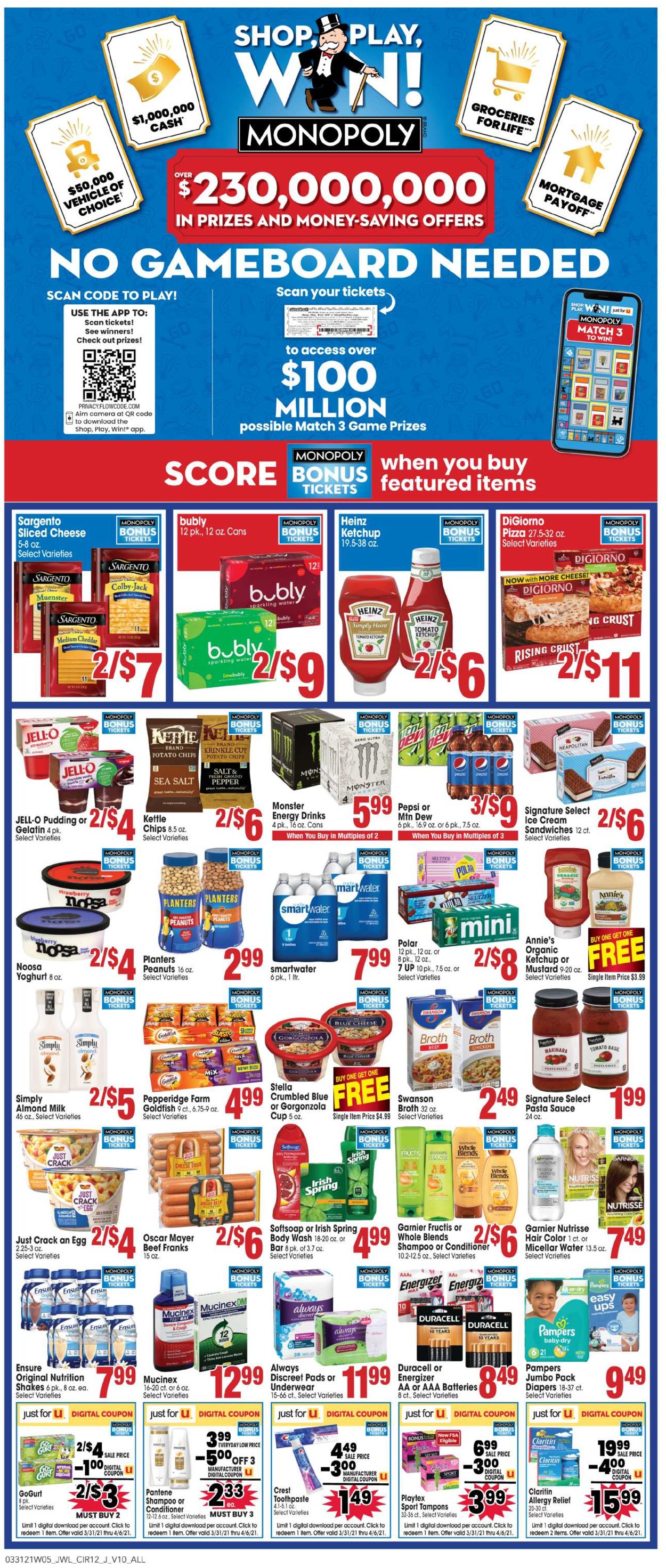 Catalogue Jewel Osco - Easter 2021 ad from 03/31/2021