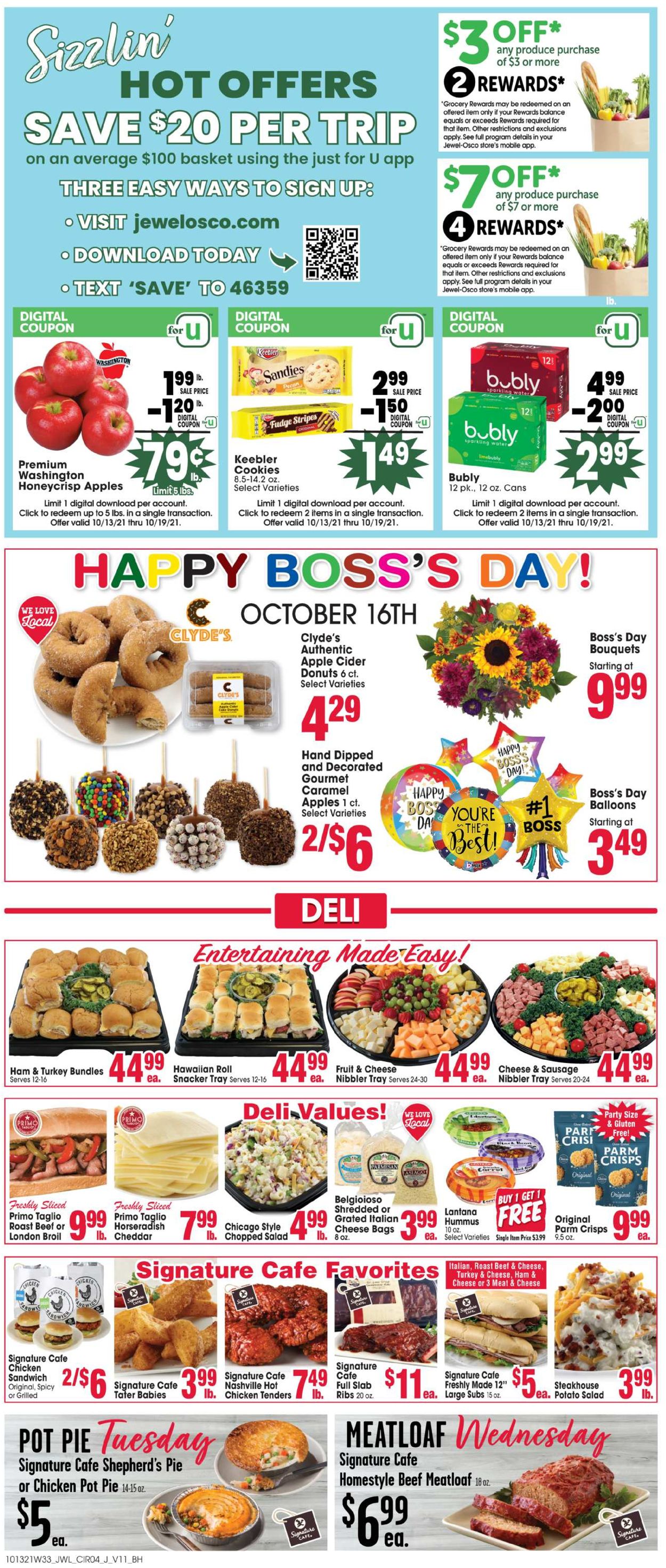 Catalogue Jewel Osco Sweetest Day from 10/13/2021