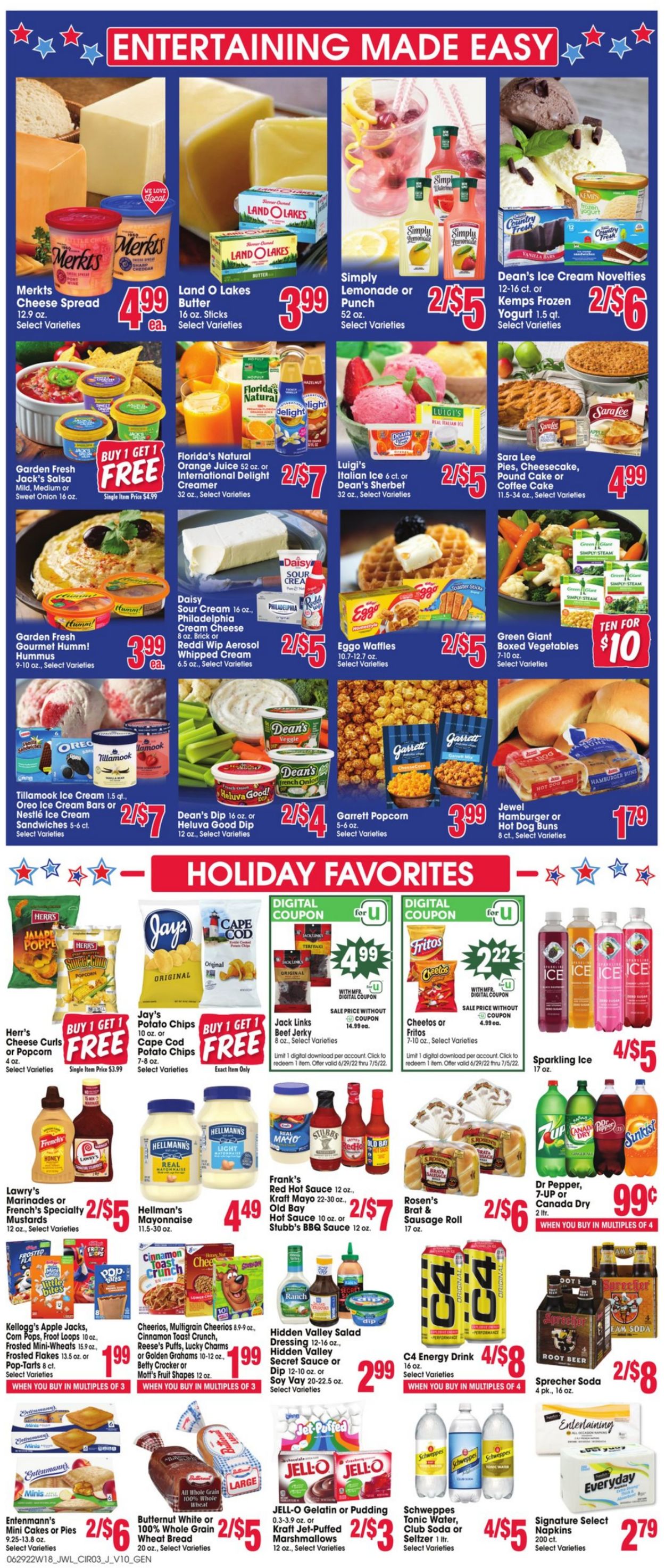Catalogue Jewel Osco - 4th of July Sale from 06/29/2022
