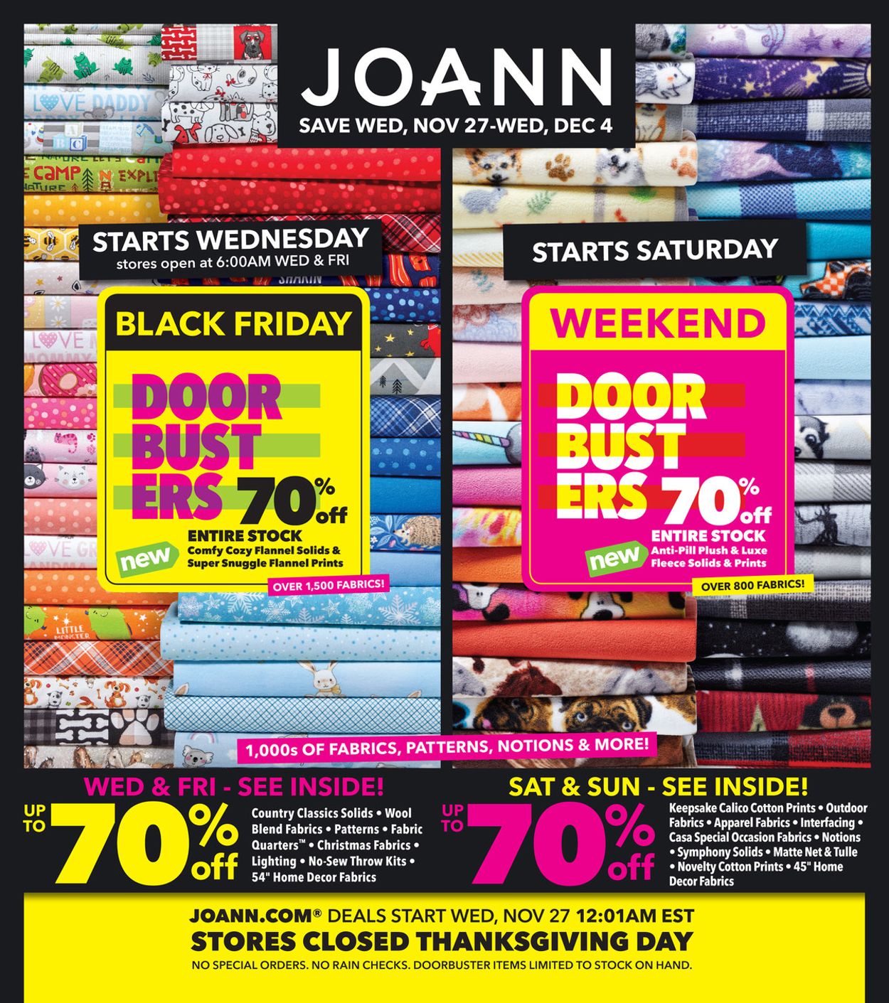JoAnn Black Friday Ad 2019 Current weekly ad 11/27 12/04/2019