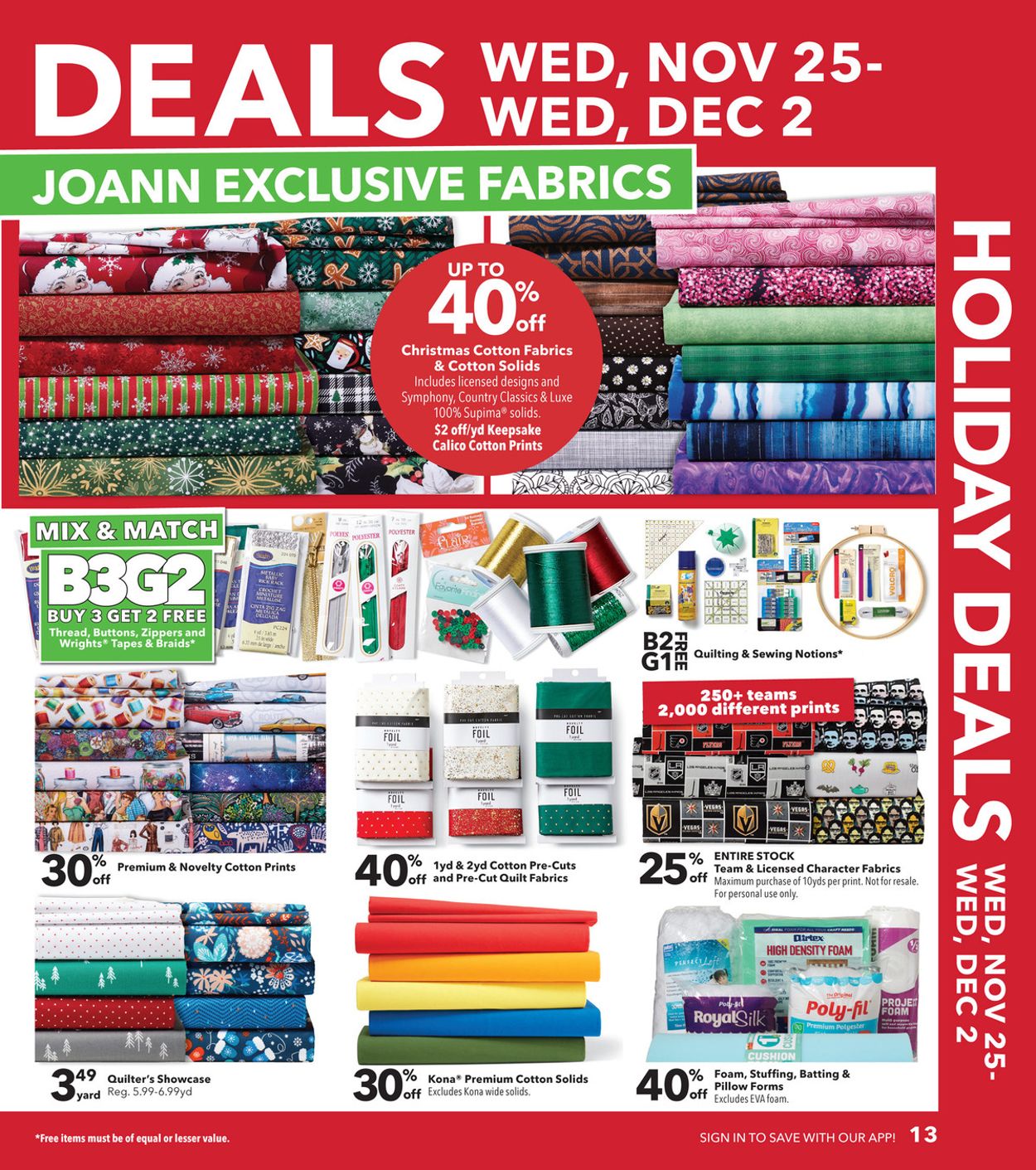 Catalogue Jo-Ann Thanksgiving Sale 2020 from 11/25/2020