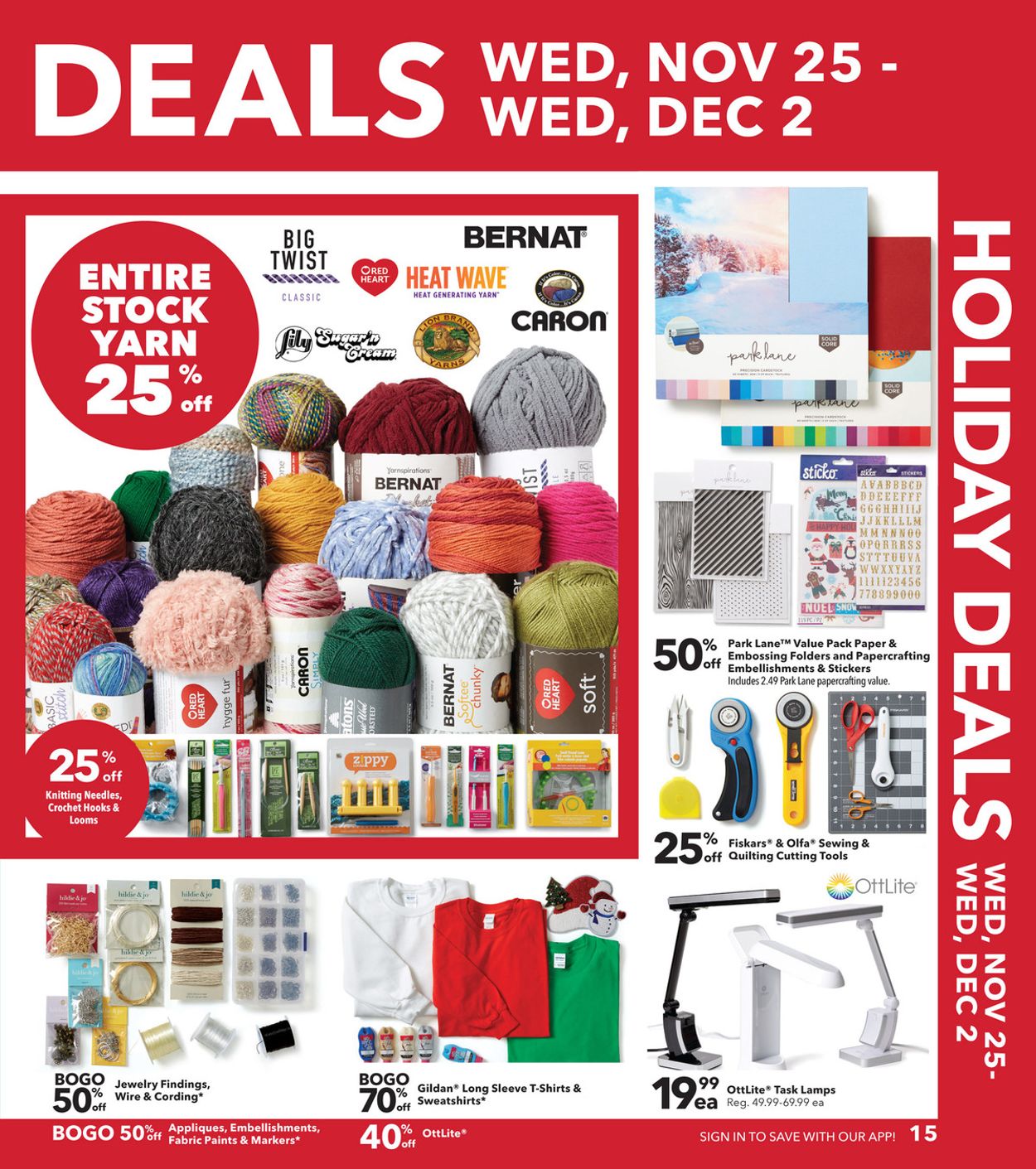 Catalogue Jo-Ann Thanksgiving Sale 2020 from 11/25/2020