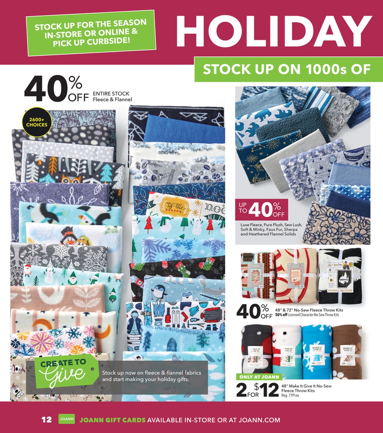 Catalogue Jo-Ann CYBER MONDAY 2021 from 11/24/2021