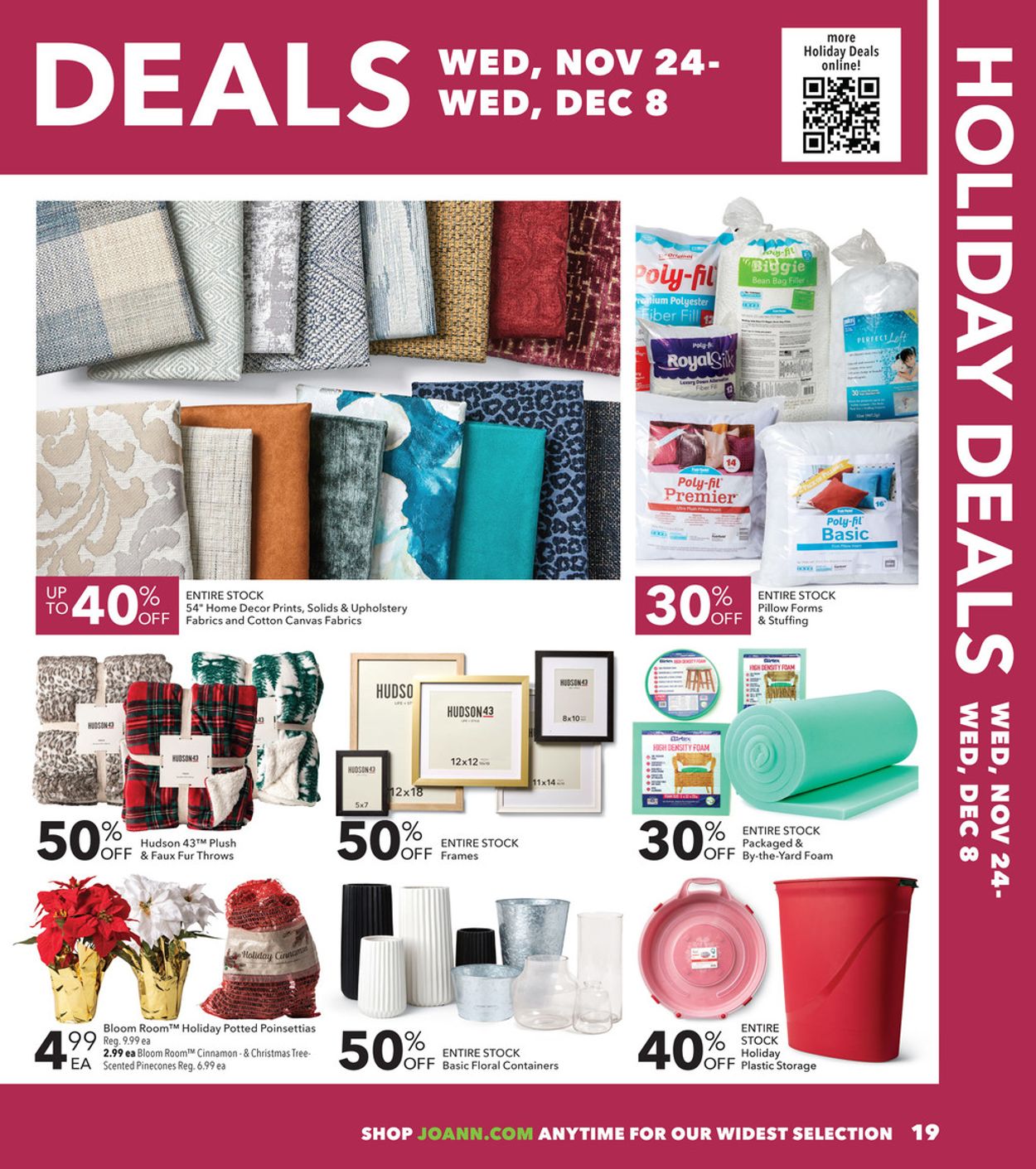 Catalogue Jo-Ann CYBER MONDAY 2021 from 11/24/2021