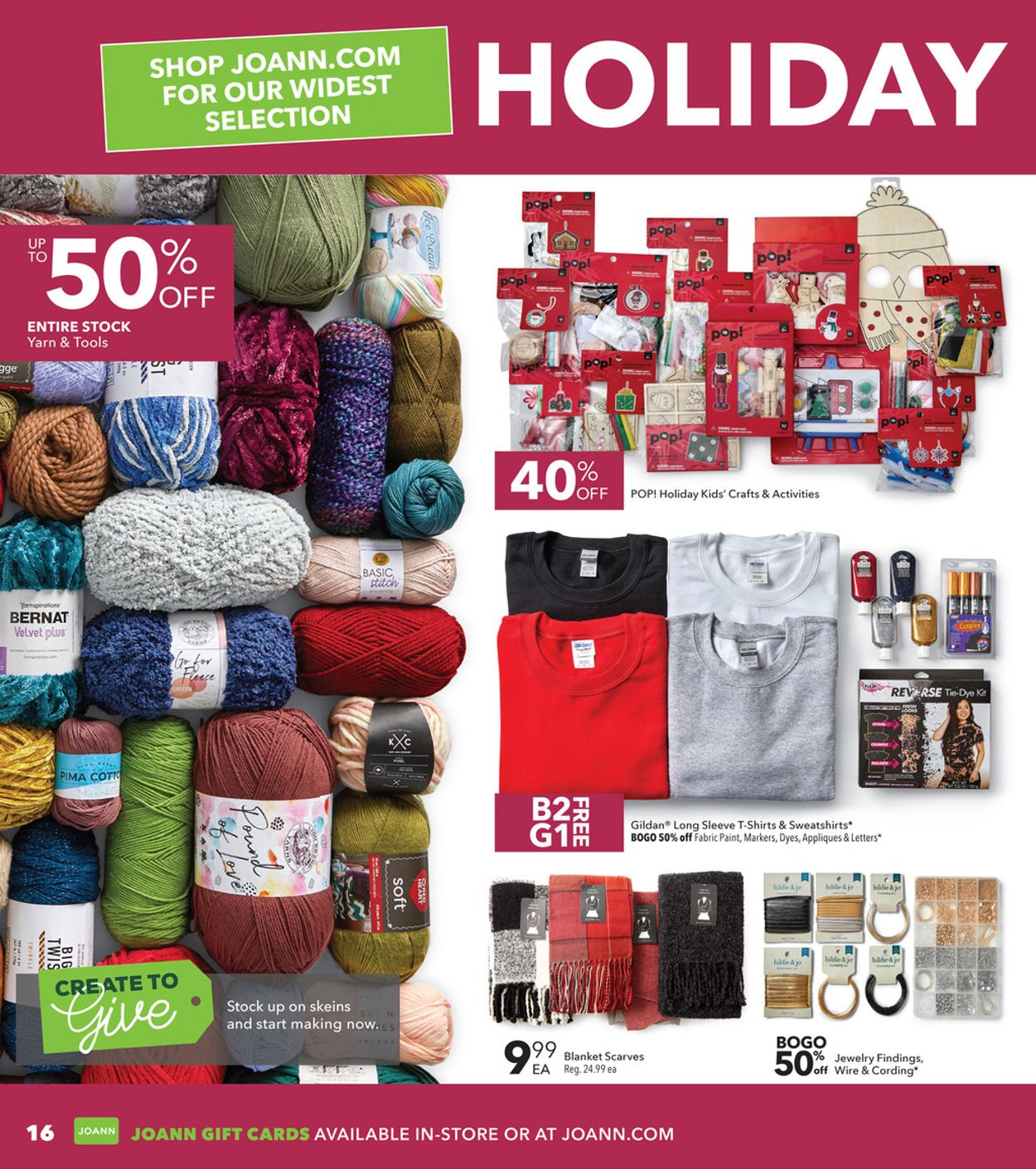 Catalogue Jo-Ann HOLIDAY 2021 from 11/24/2021