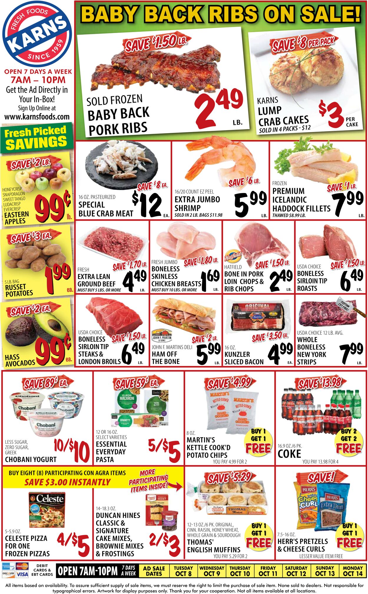 Catalogue Karns Quality Foods from 10/08/2024