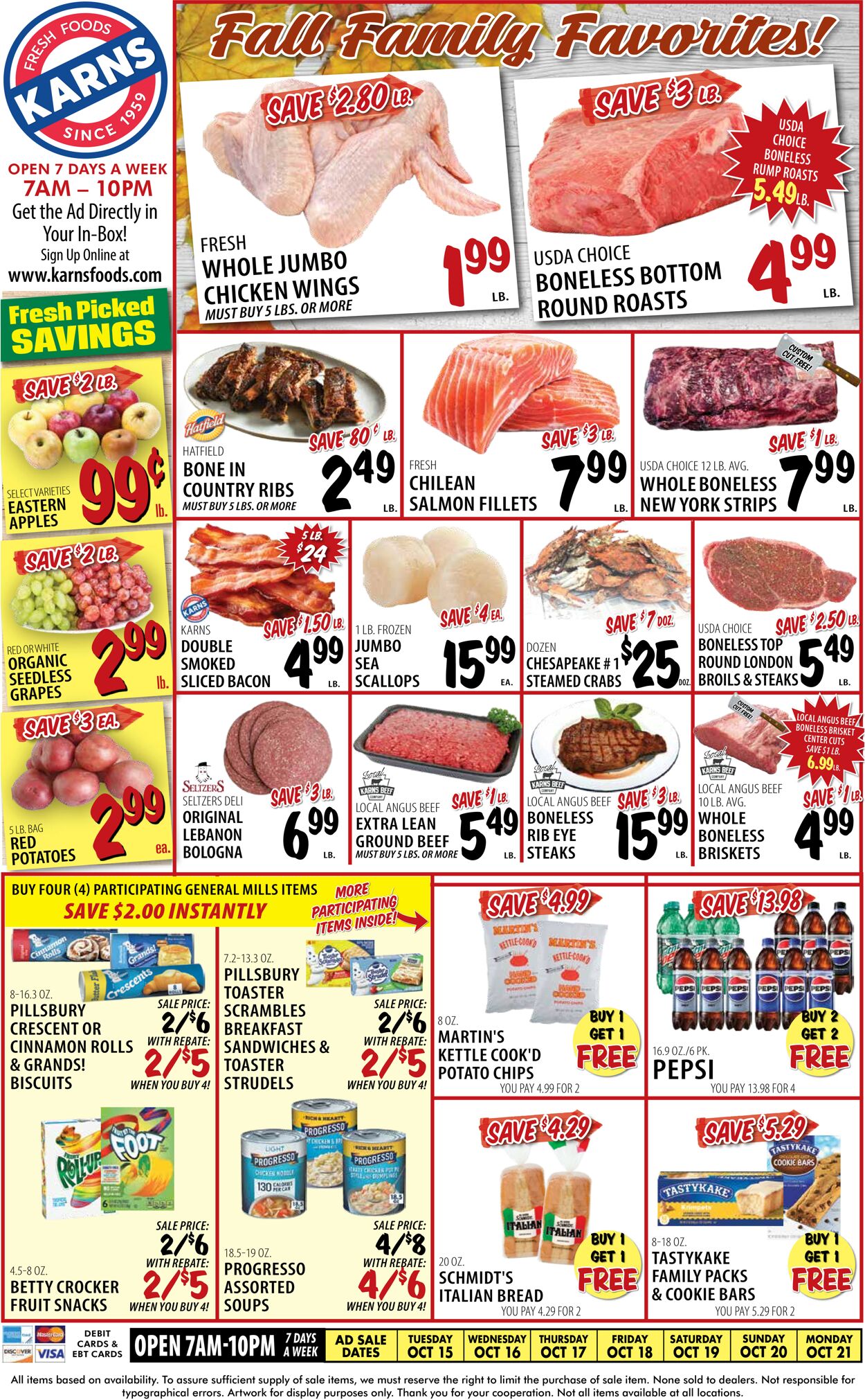 Catalogue Karns Quality Foods from 10/15/2024