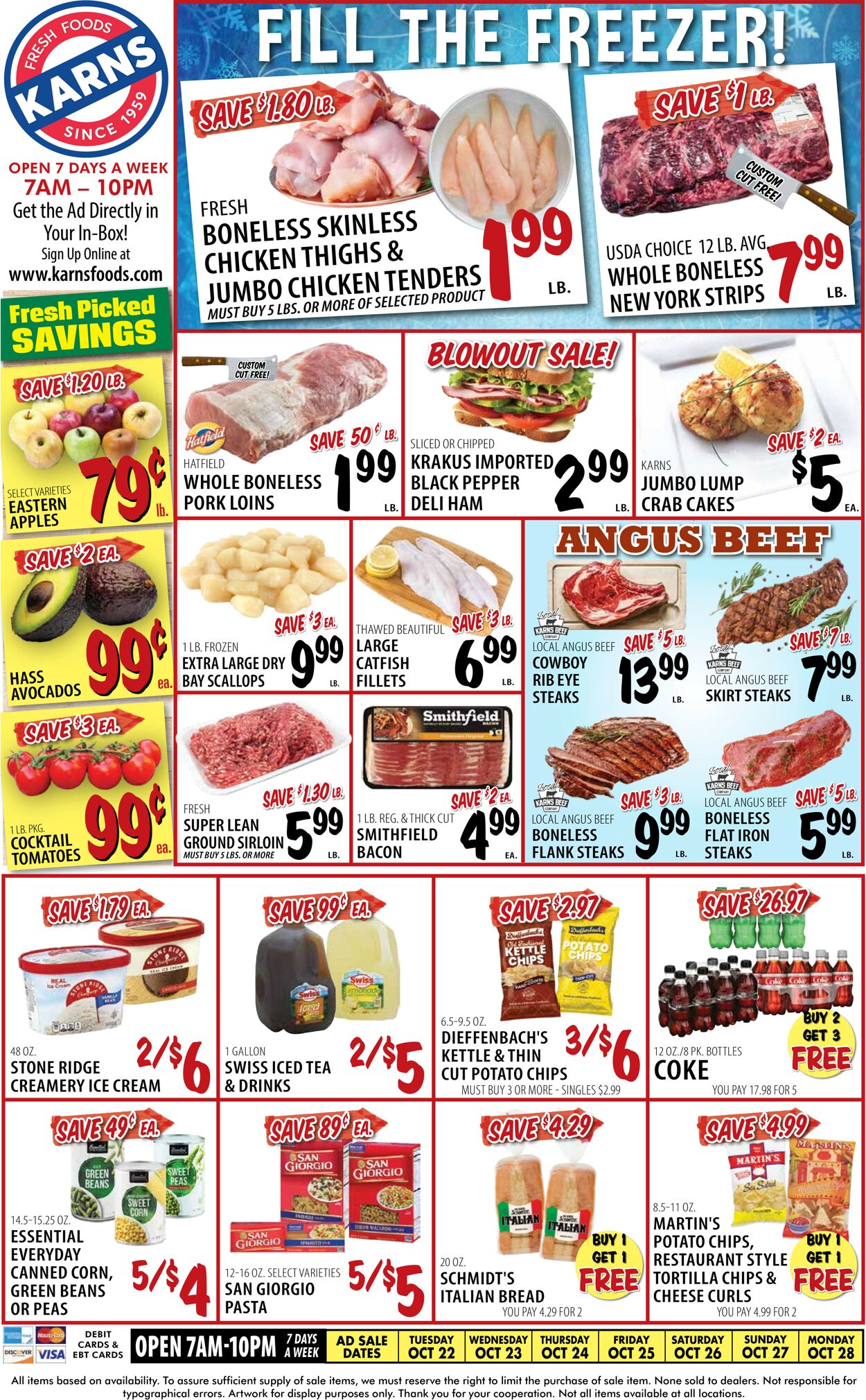 Catalogue Karns Quality Foods from 10/22/2024