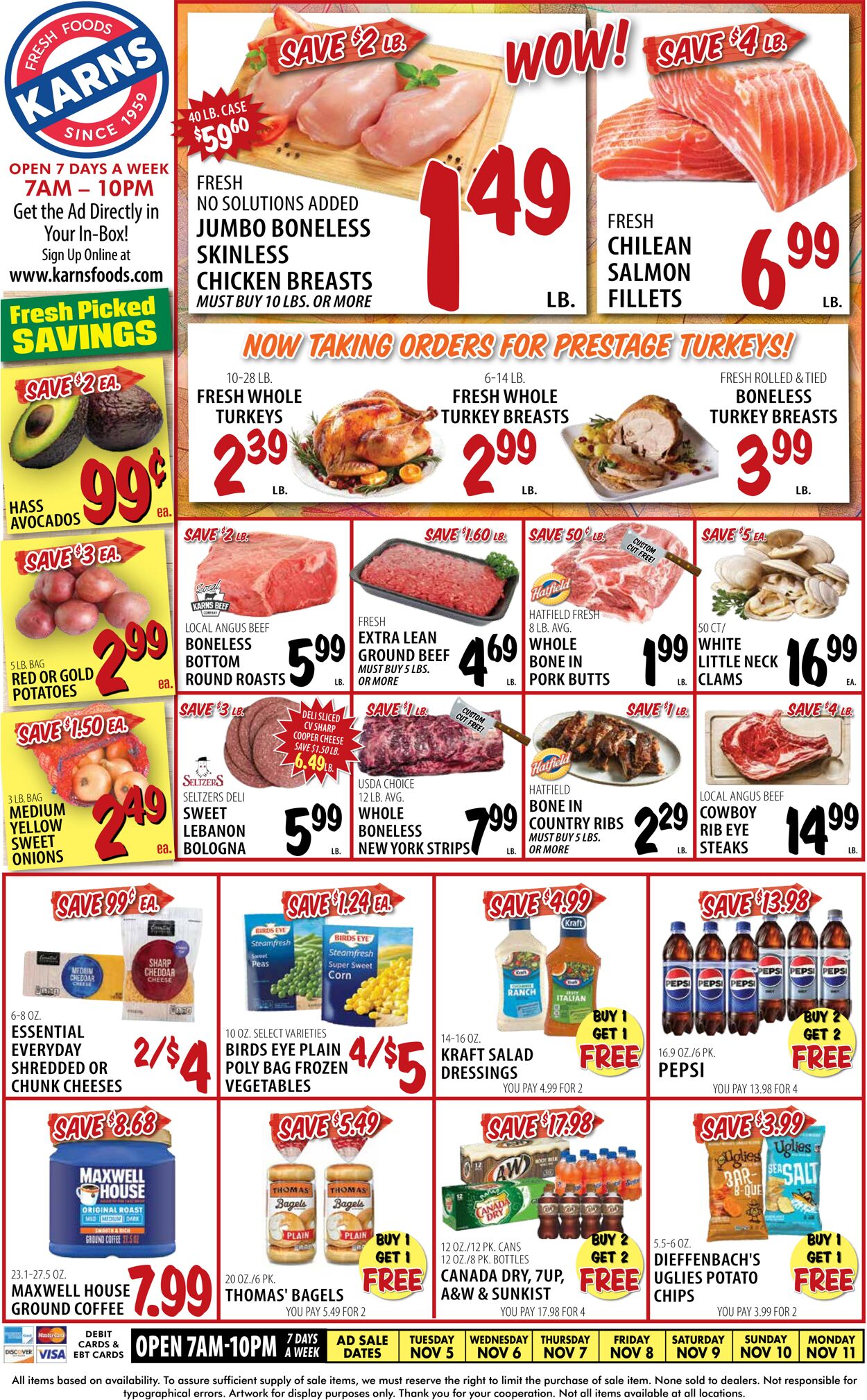 Catalogue Karns Quality Foods from 11/05/2024