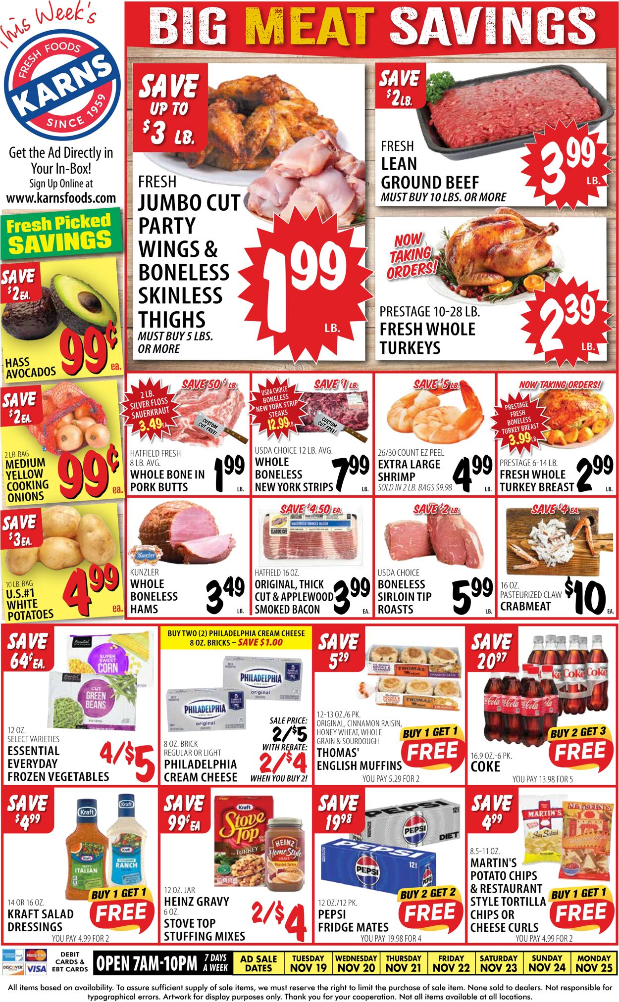 Catalogue Karns Quality Foods from 11/19/2024