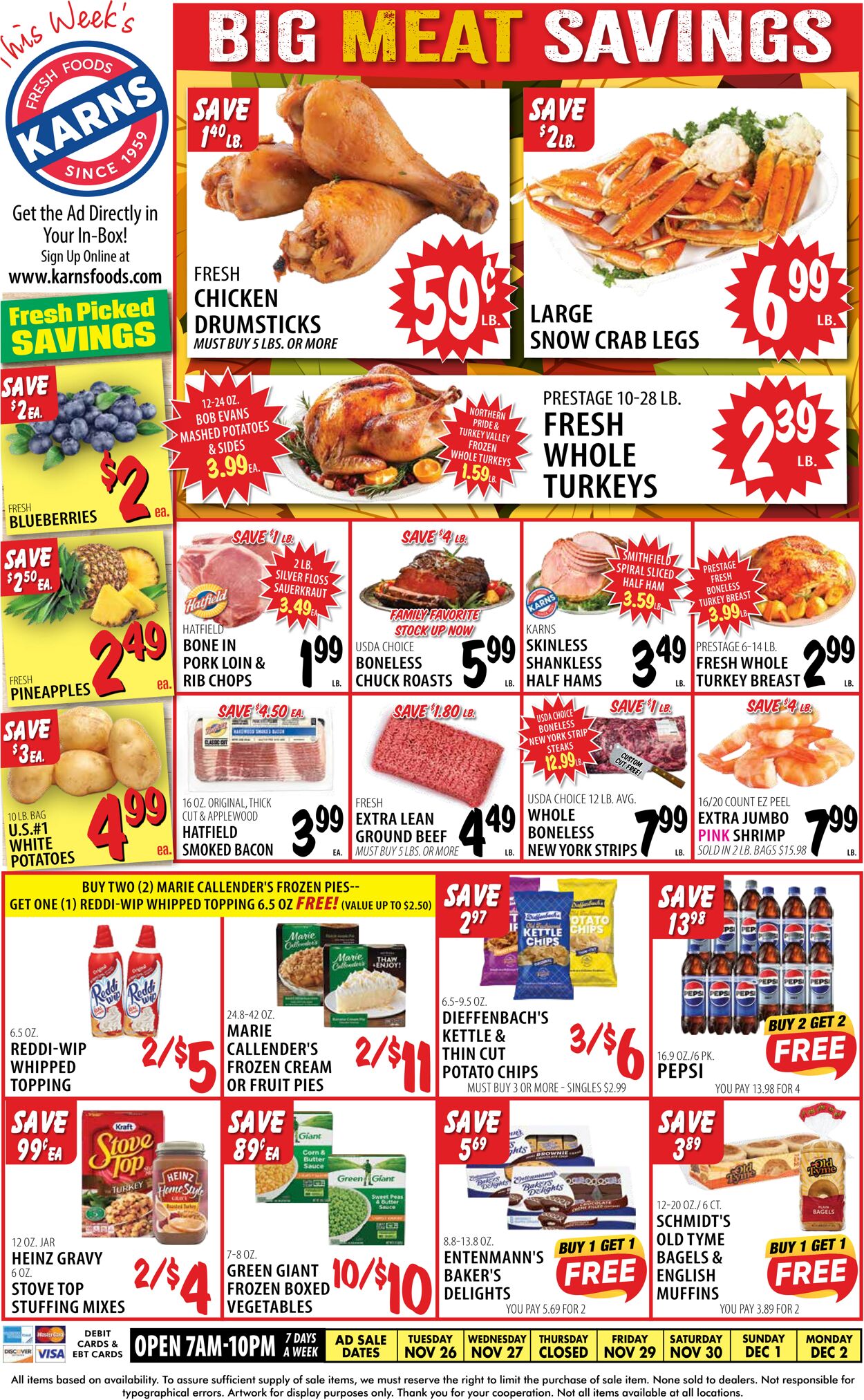 Catalogue Karns Quality Foods from 11/26/2024