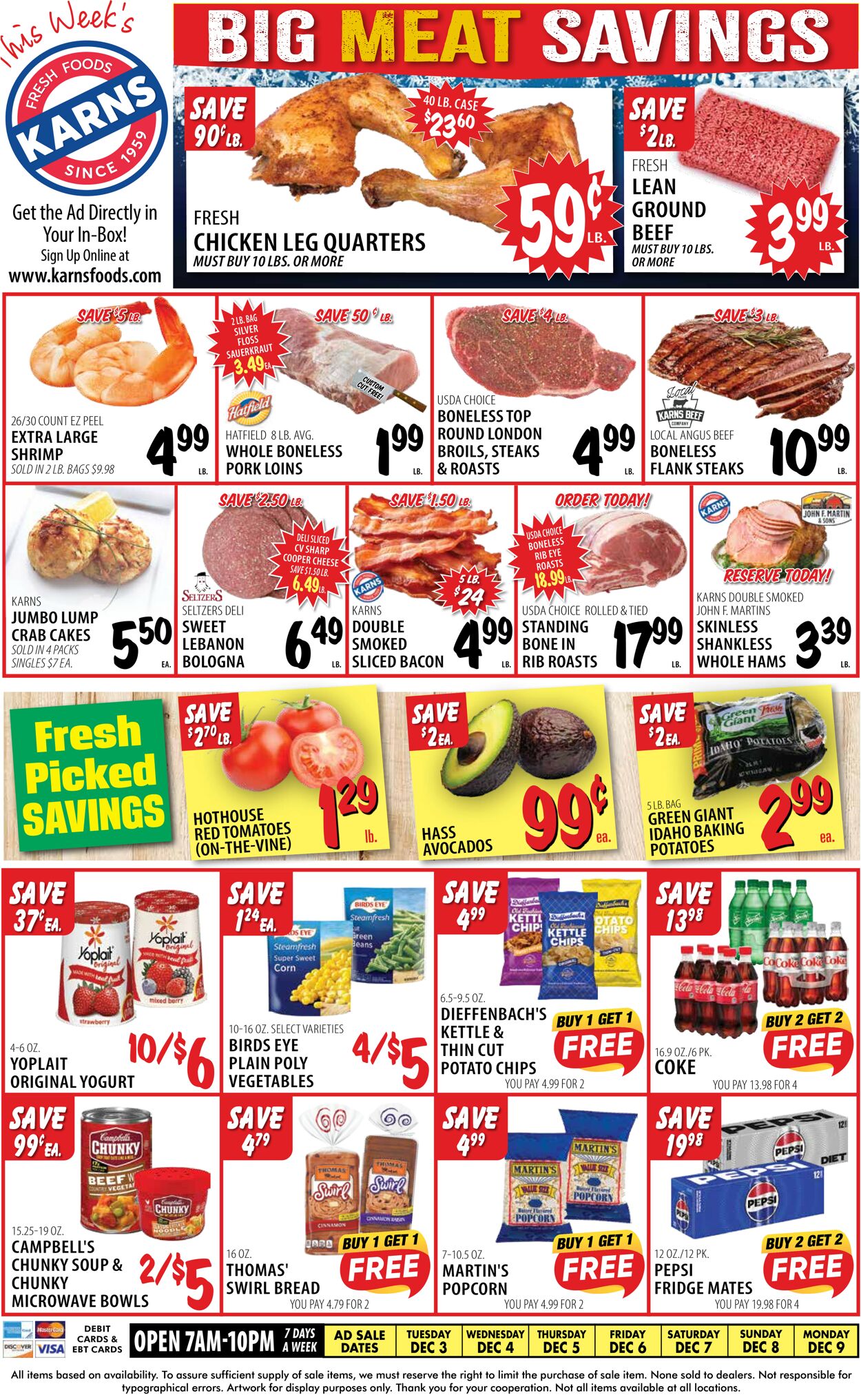 Catalogue Karns Quality Foods from 12/03/2024