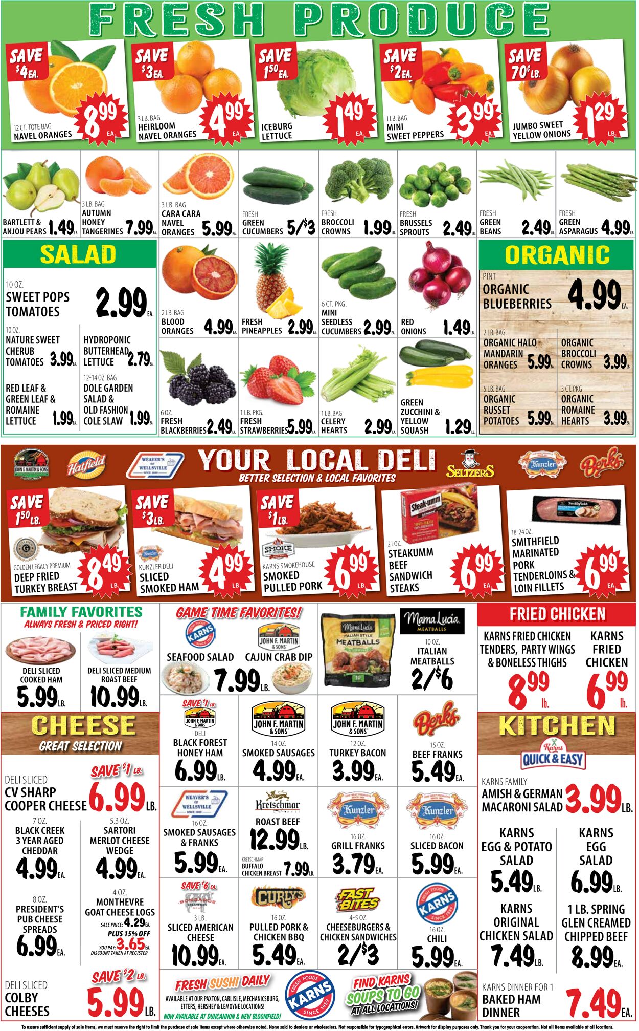 Catalogue Karns Quality Foods from 01/07/2025