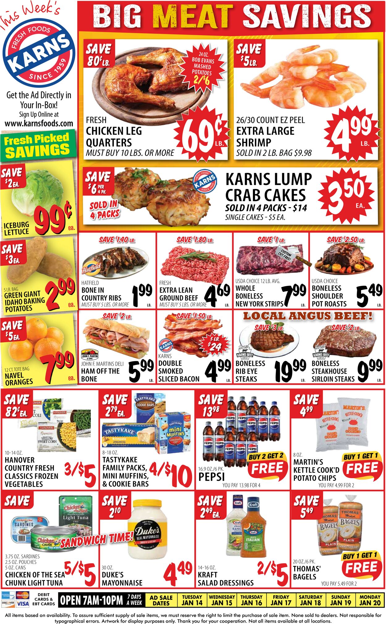 Catalogue Karns Quality Foods from 01/14/2025