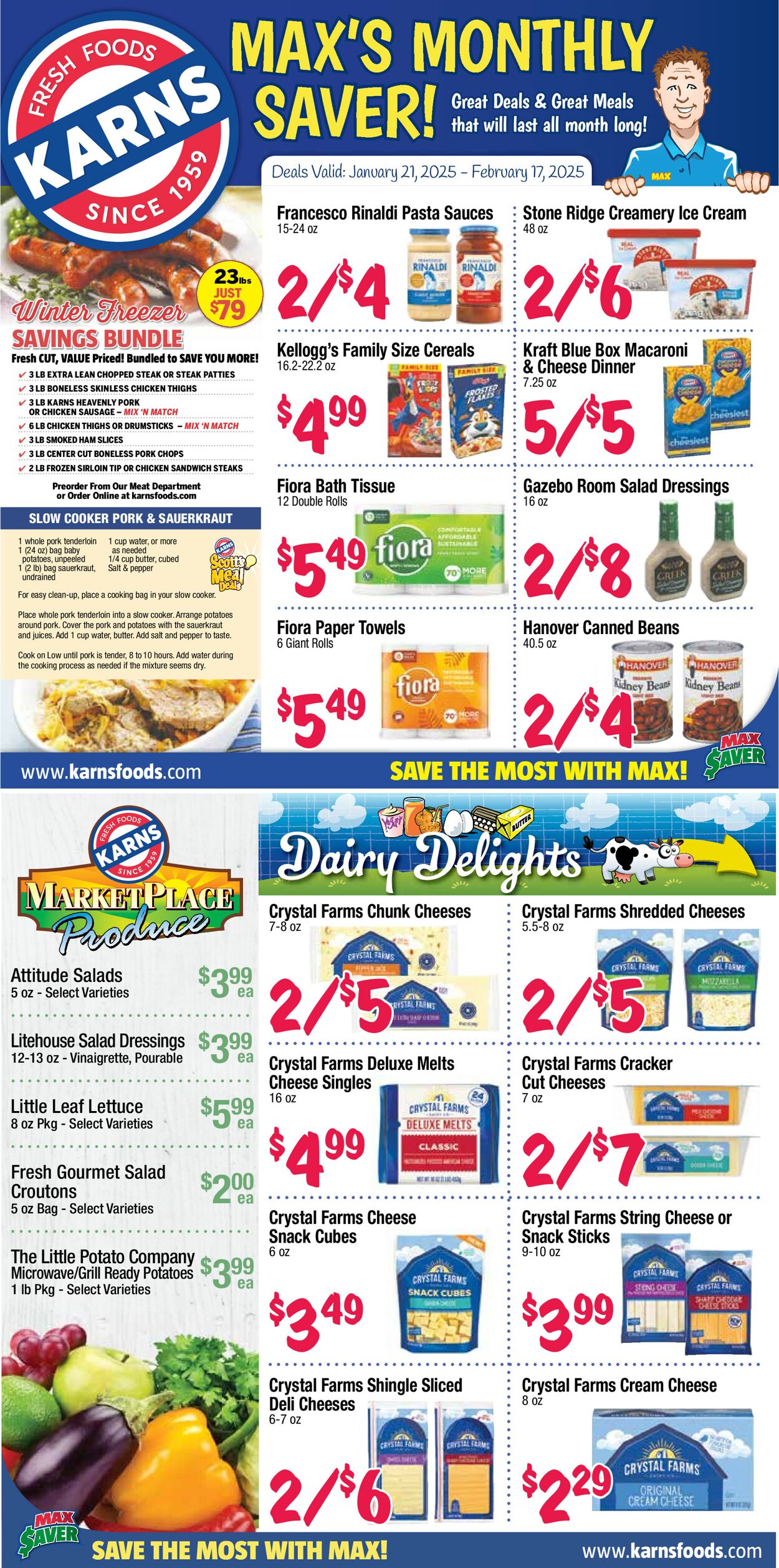 Catalogue Karns Quality Foods from 01/21/2025