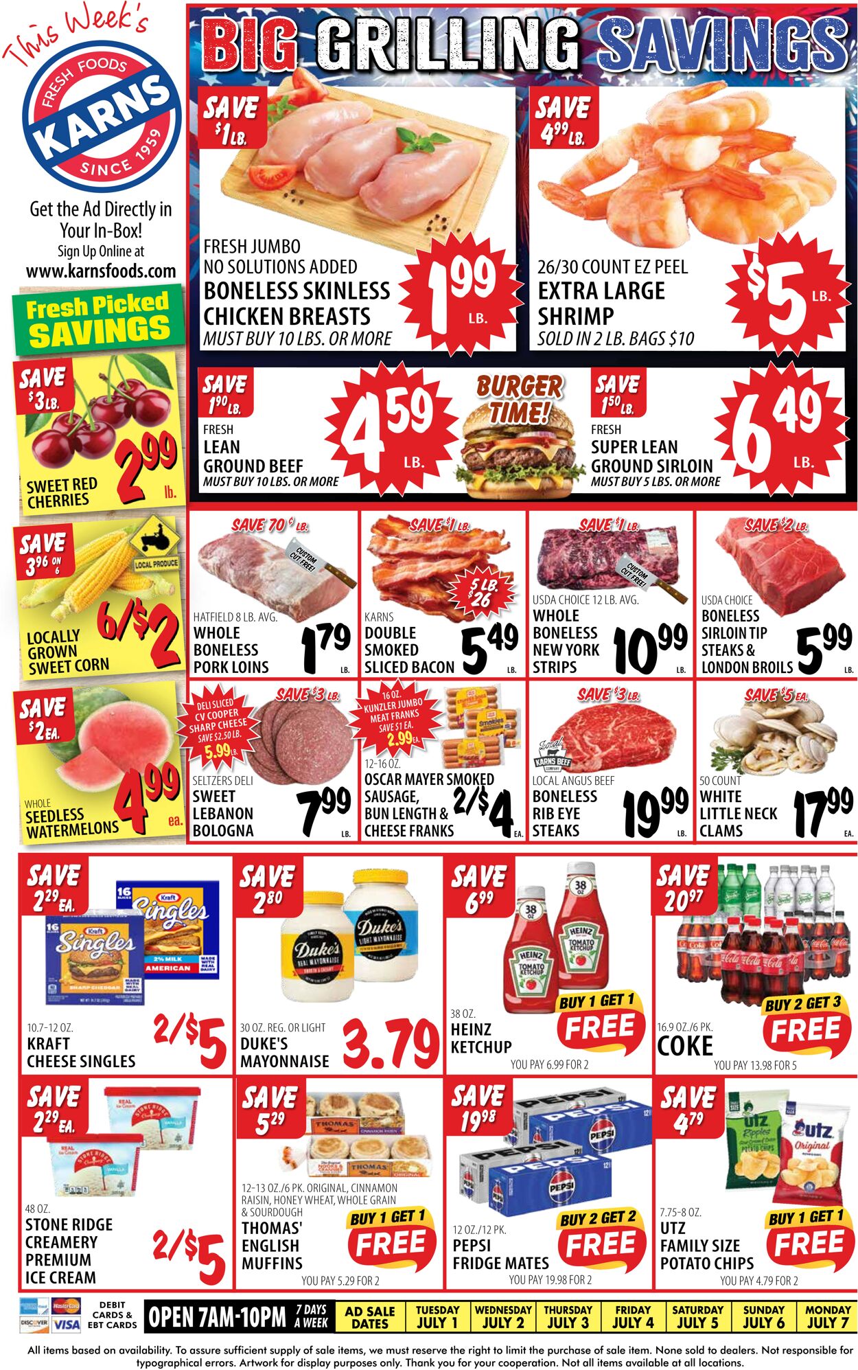 Catalogue Karns Quality Foods from 07/01/2025