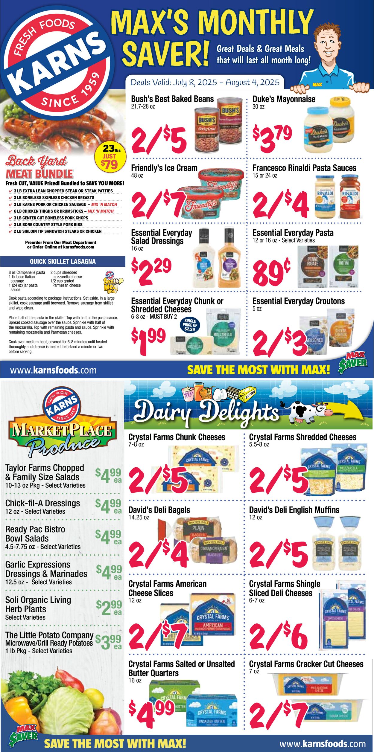 Catalogue Karns Quality Foods from 07/08/2025