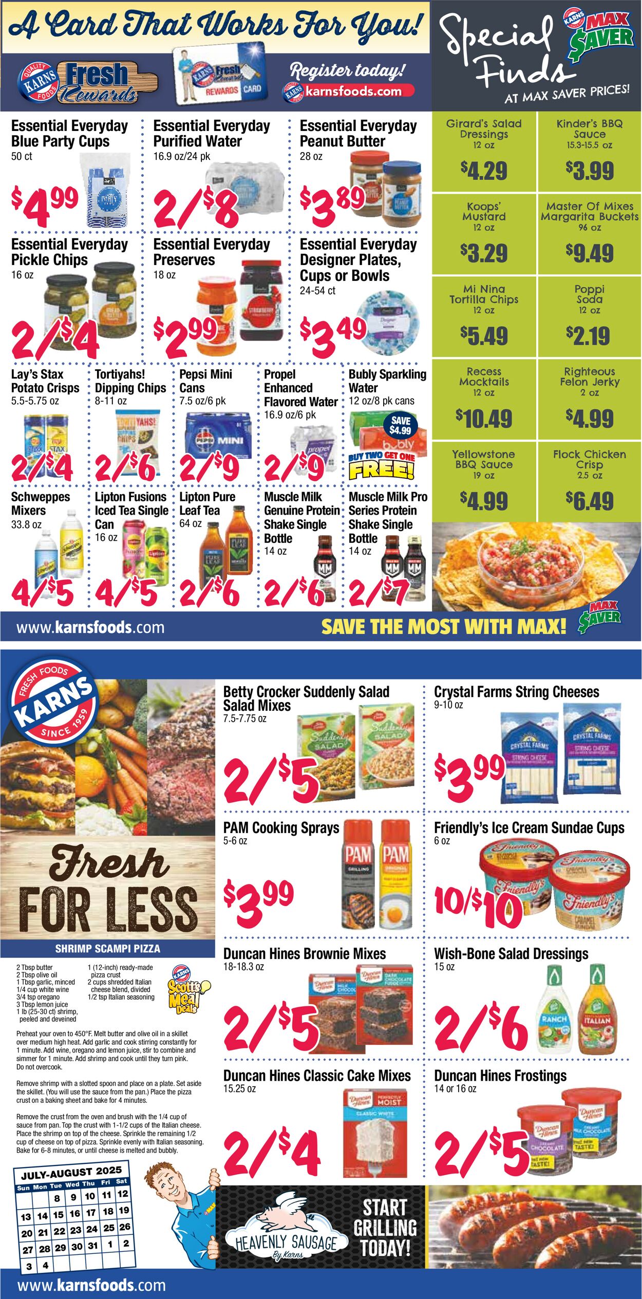 Catalogue Karns Quality Foods from 07/08/2025