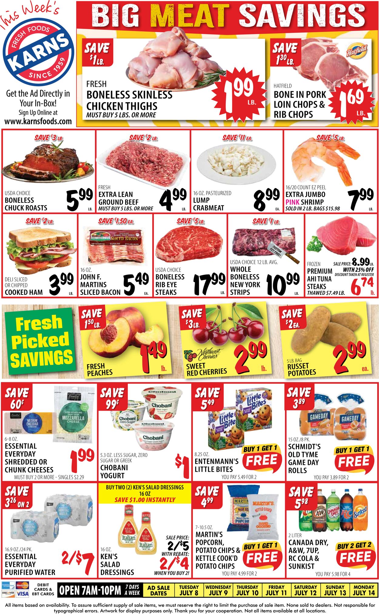 Catalogue Karns Quality Foods from 07/08/2025
