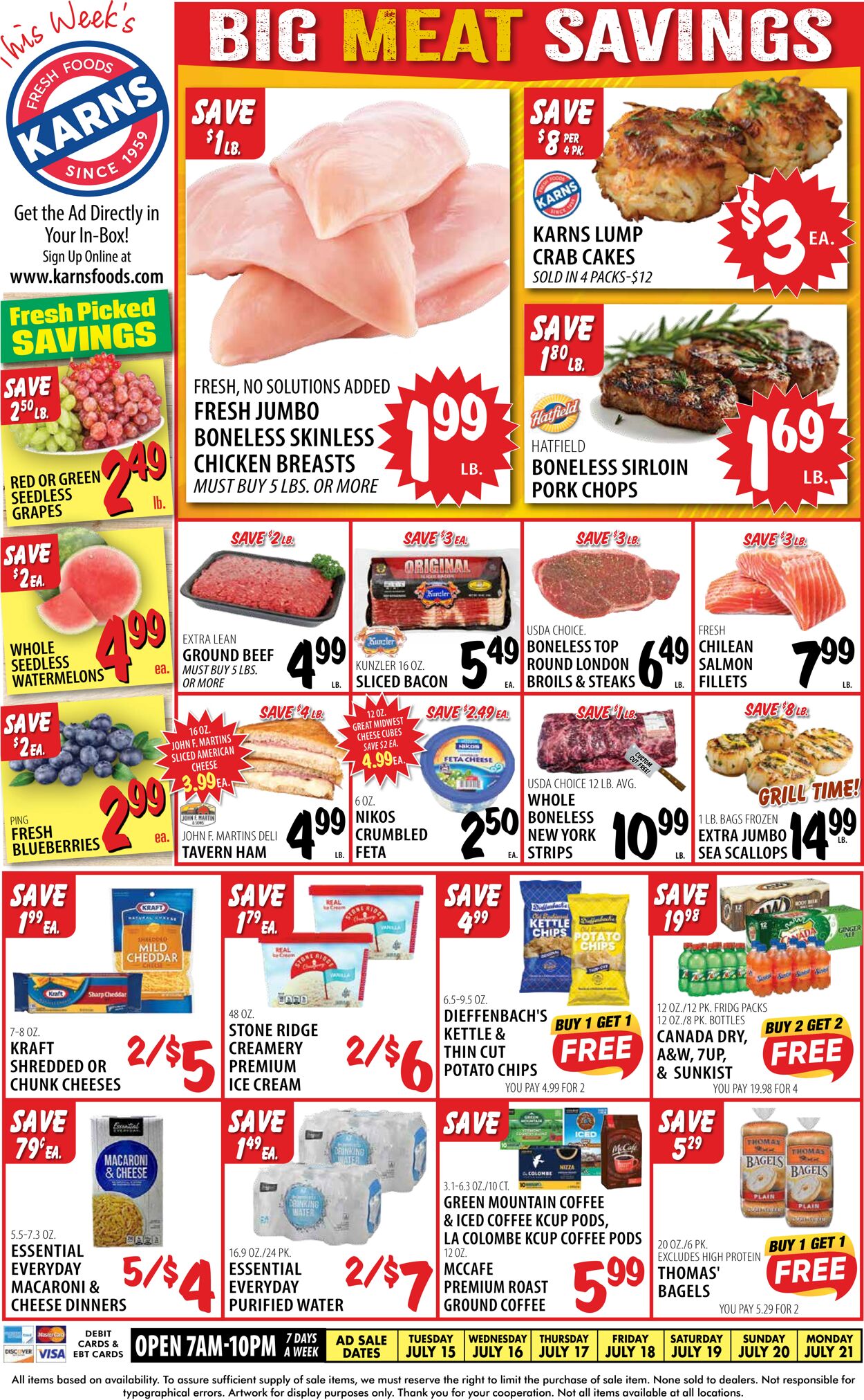 Catalogue Karns Quality Foods from 07/15/2025