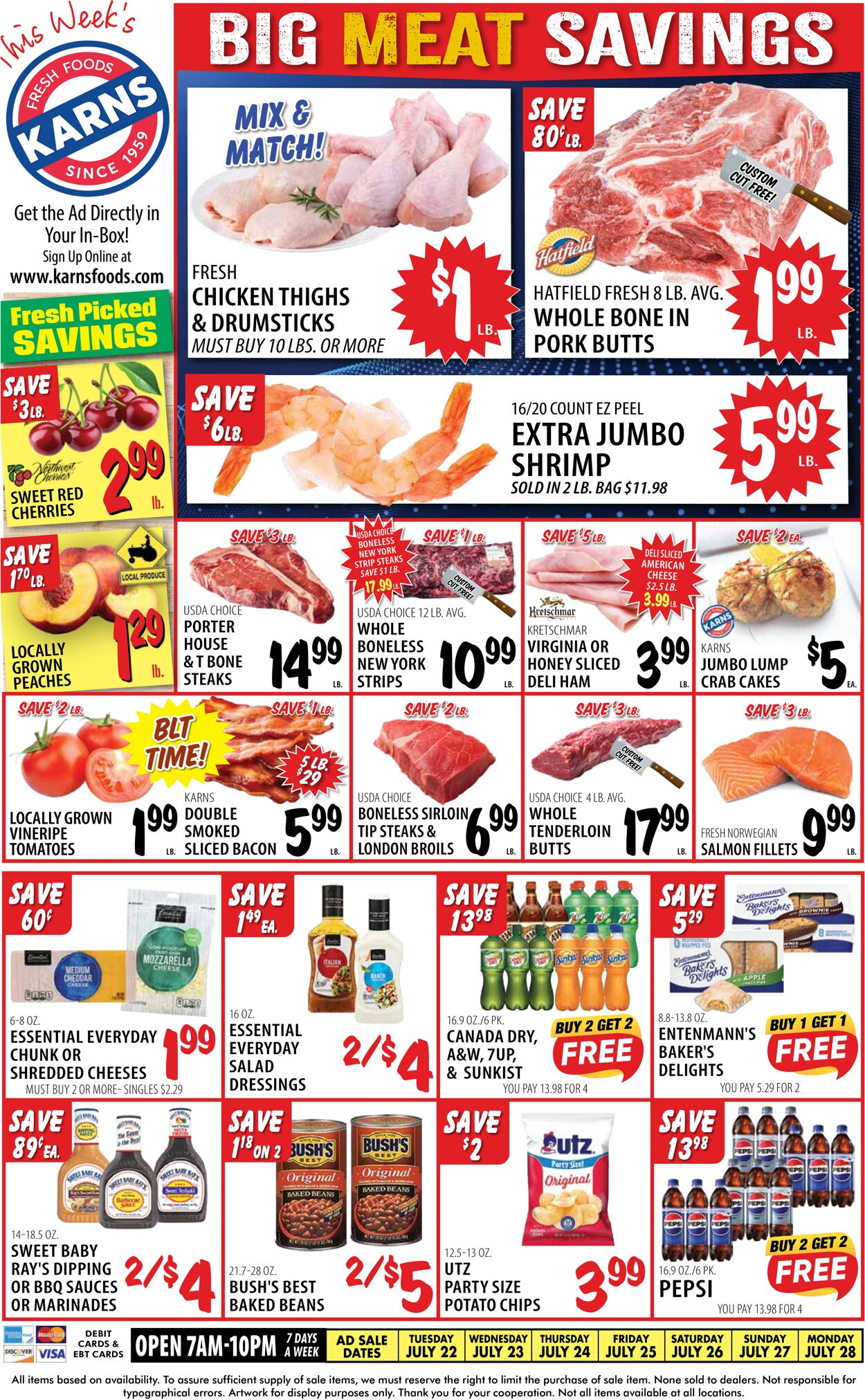 Catalogue Karns Quality Foods from 07/22/2025