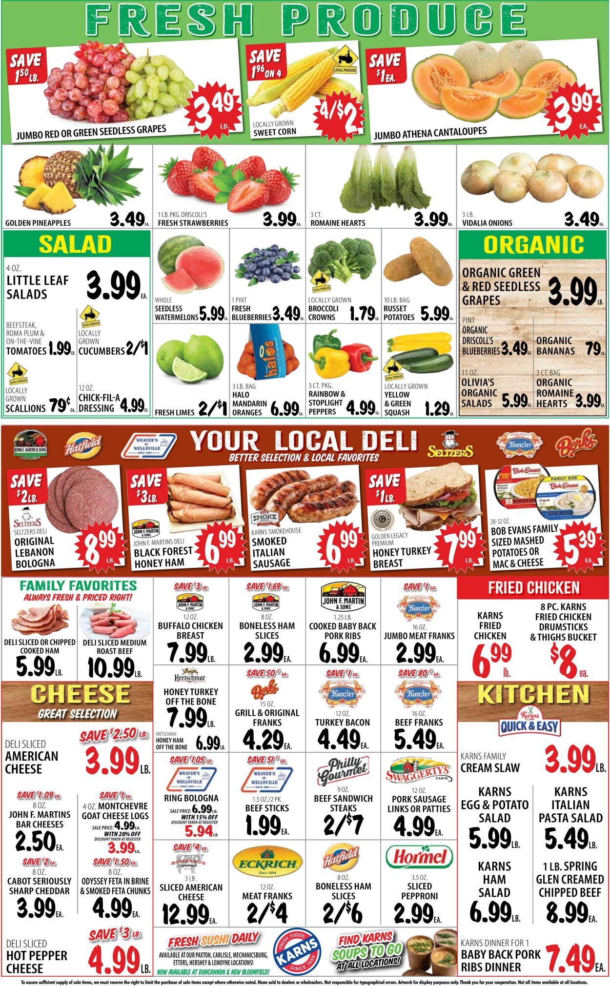 Catalogue Karns Quality Foods from 07/22/2025