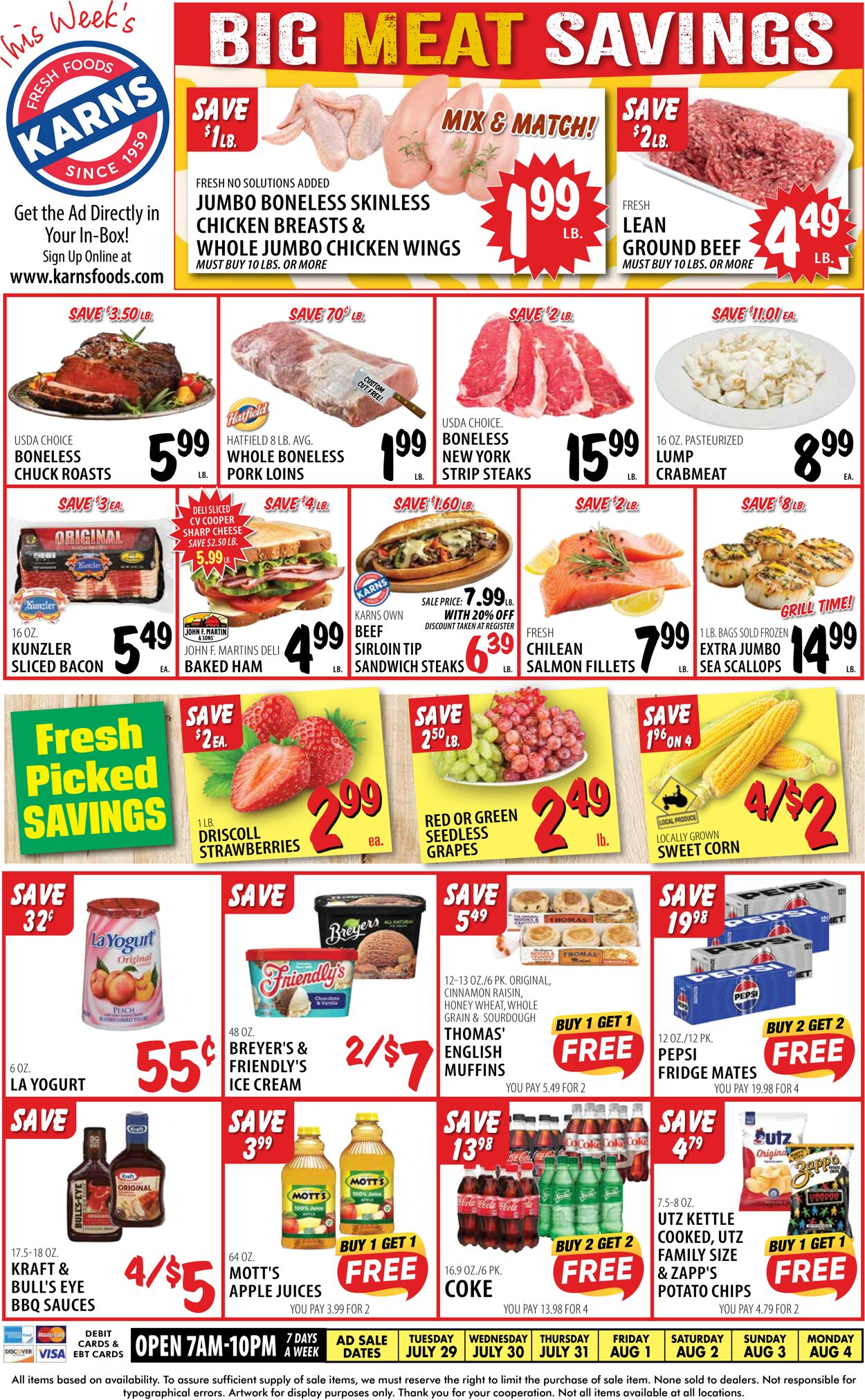 Catalogue Karns Quality Foods from 07/29/2025